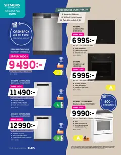 Elon - erbjudanden - Förhandsvisning av reklamblad från butik Elon aktuell från 03.12.2025 | Sida: 8 | Produkter: Diskmaskin, Kuvert, Wifi