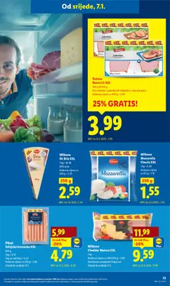 Dulano Mesni sir XXL, 450 g ili 500 g Od svinjetine, puretine ili svinjetine s okusom pizze - Pregled kataloga iz trgovine Lidl, vrijedi od 07.01.2026 | Stranica: 13