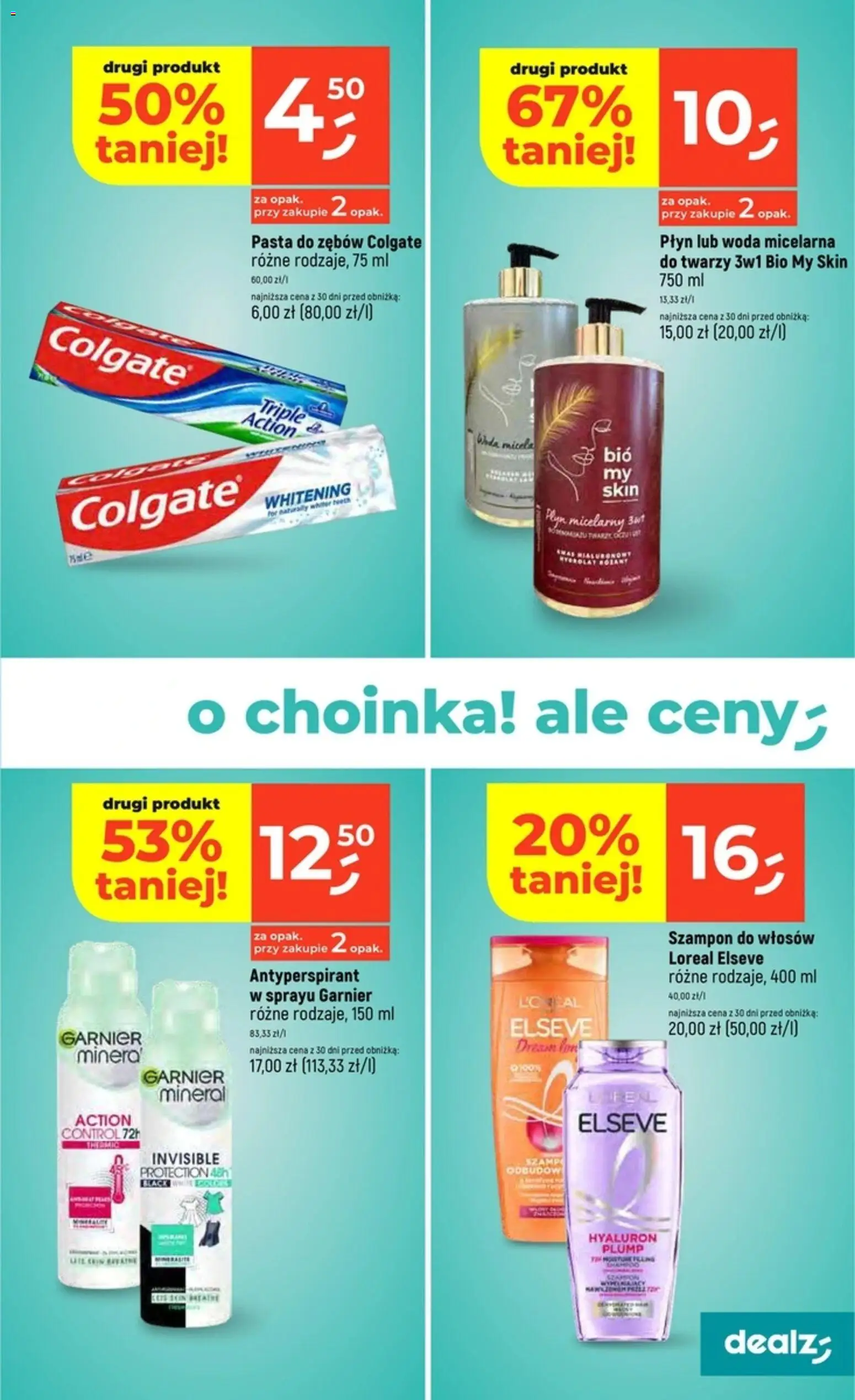 Dealz Black Friday od 27.11.2025 | Strona: 49 | Produkty: Szampon, Woda micelarna, Antyperspirant, Woda