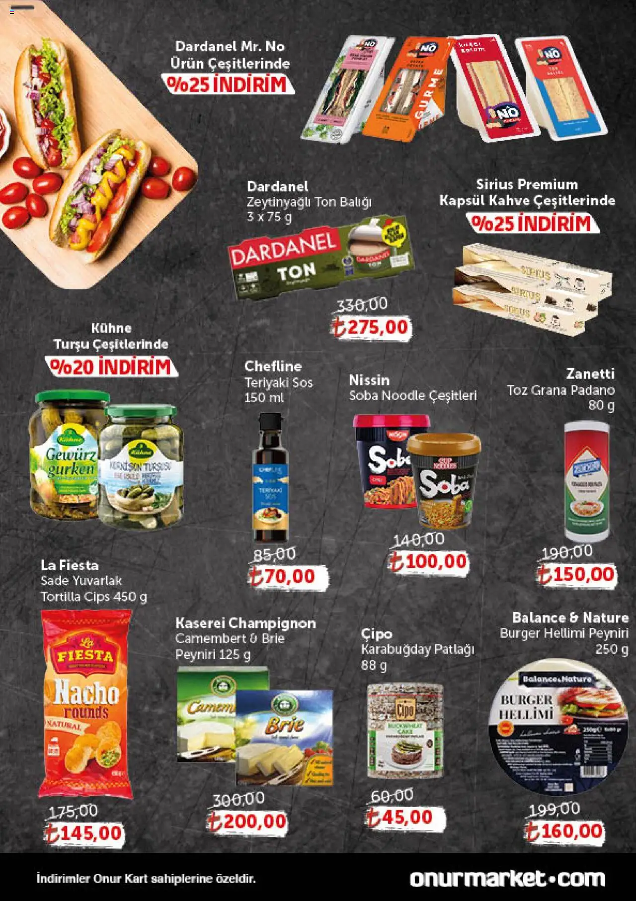 Onur Market Katalog - Gurme - 14.10.2025 tarihinden itibaren geçerlidir | Sayfa: 2 | Ürünler: Soba, Kahve, Sos, Ton balığı