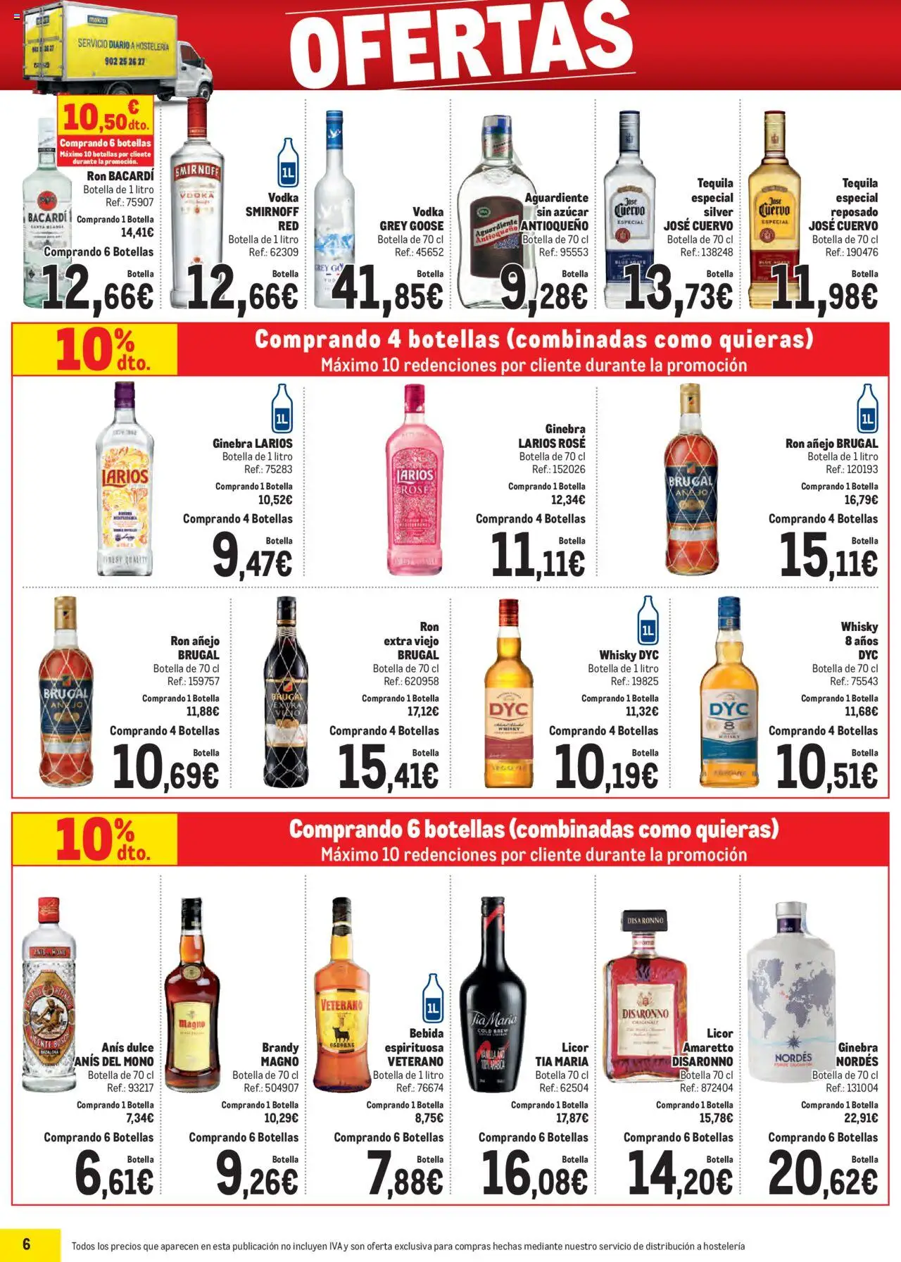 Makro - Ofertas Cantabria │ válido desde el 06.10.2025 | Página: 6 | Productos: Licor, Ron, Ψωμί ολικής άλεσης, Μαύρο πιπέρι