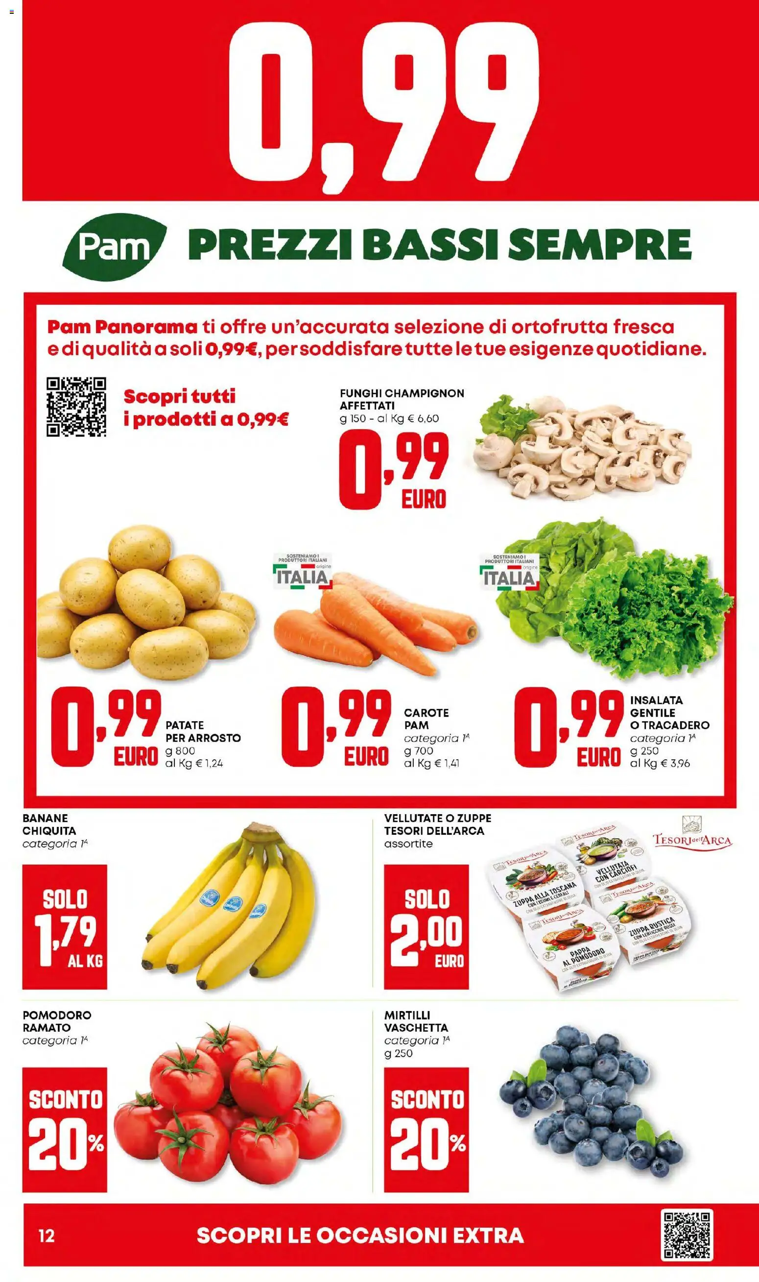 Volantino Panorama del 02.01.2026 | Pagina: 12 | Prodotti: Cereali, Patate, Pomodoro, Mirtilli