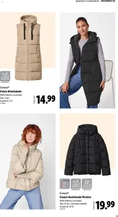 Pré-visualização Colete Almofadado, 100% Poliéster (reciclado) Tam. S ao L A partir de 2/3 válido de 01.12.2025 | Página: 51 | Produtos: Casaco, Colete