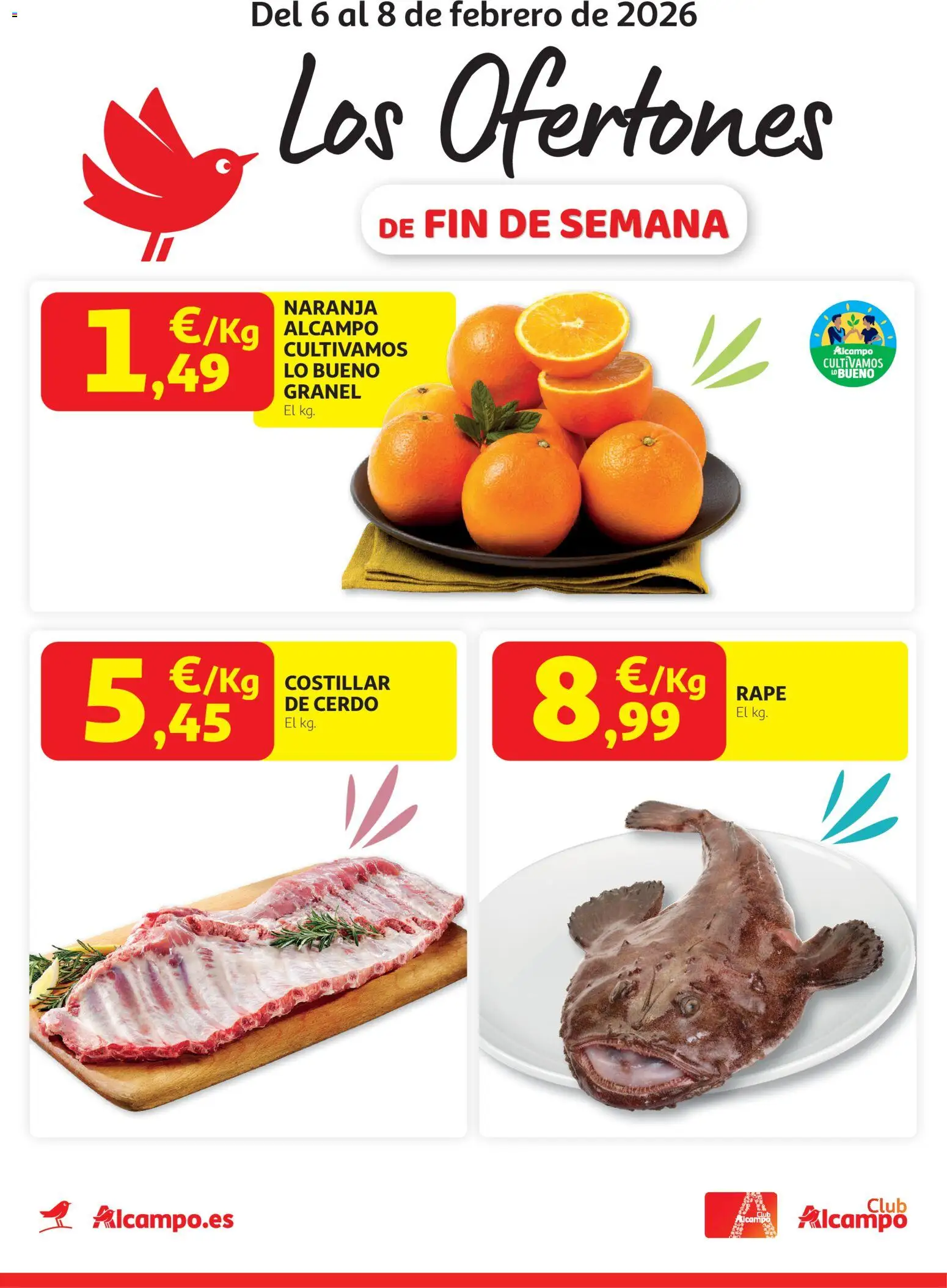 Alcampo - Los Ofertones de fin de semana │ válido desde el 06.02.2026 | Página: 1