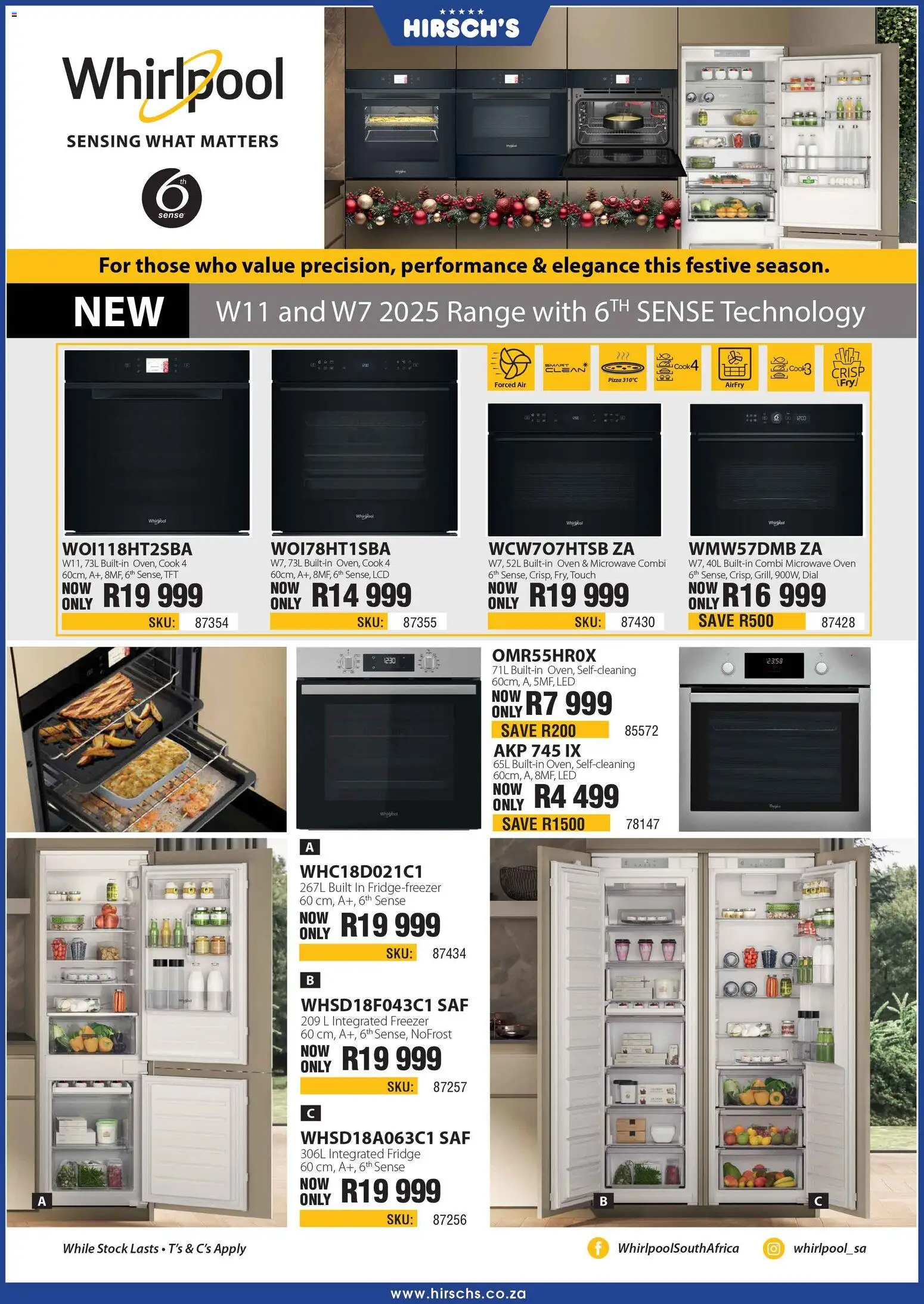 New Hirsch's catalogue – valid from 01.12.2025 | Page: 13 | Products: Oven, Microwave oven, Fridge, Stock