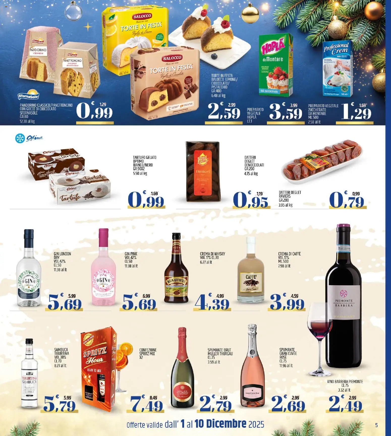 Volantino ARD Discount del 01.12.2025 | Pagina: 5 | Prodotti: Crema, Caffè, Gelato, Spumante