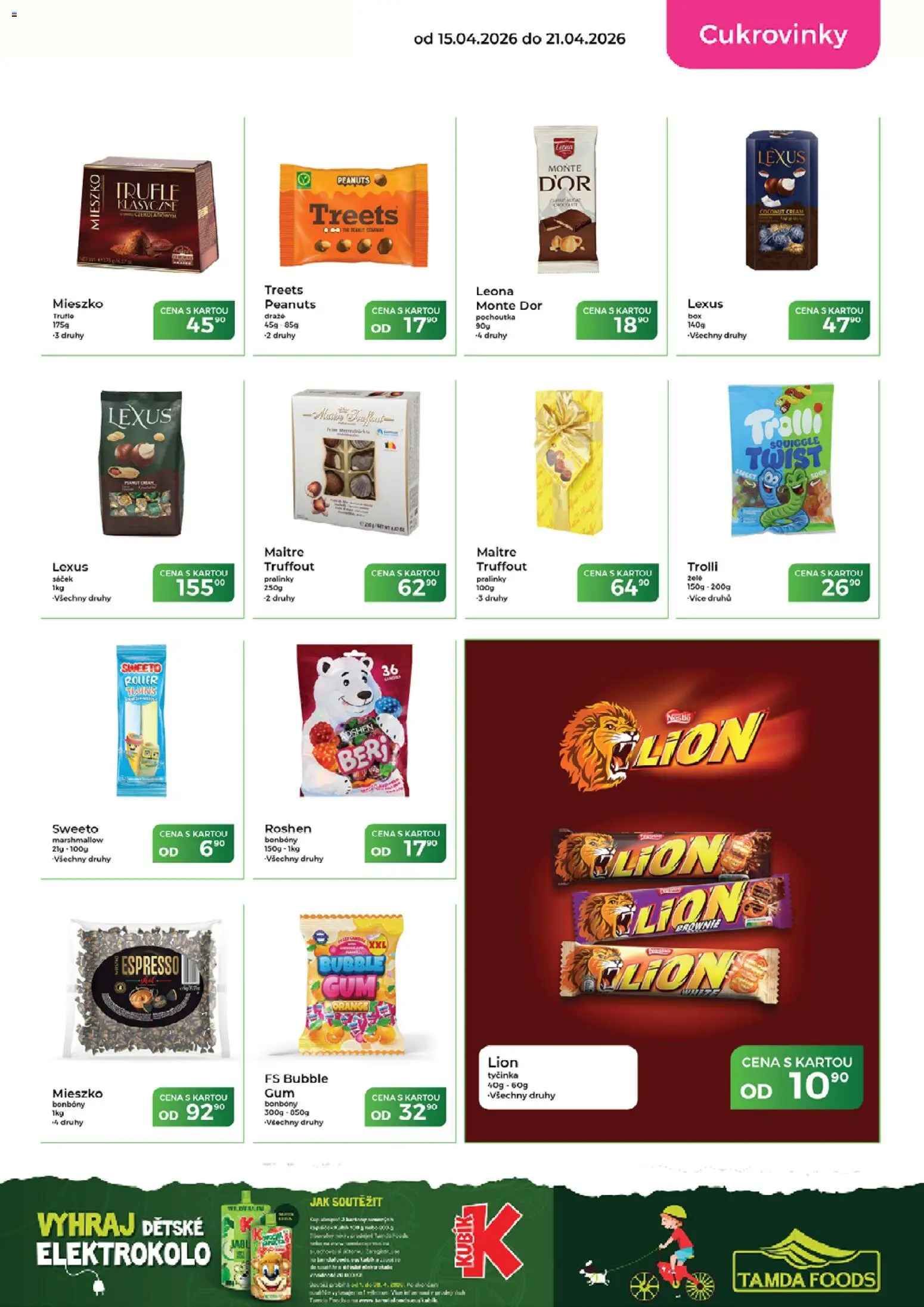 Tamda Foods leták od 15.04.2026 | Strana: 29 | Produkty: Marshmallow, Bonbóny, Elektrokolo, Sáček
