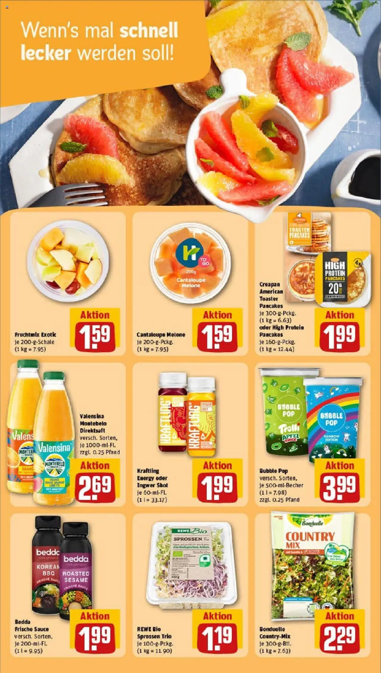 Rewe prospekt Würselen / Bardenberg	 - gültig ab dem 20.07.2025 | Seite: 17 | Produkte: Toaster, Energy, Äpfel, Melone