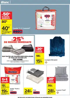 Carrefour - Prévisualisation de Carrefour catalogue halloween valide à partir de 21.10.2025 | Page: 67 | Produits: Peignoir, Oreiller, La couette, Couette