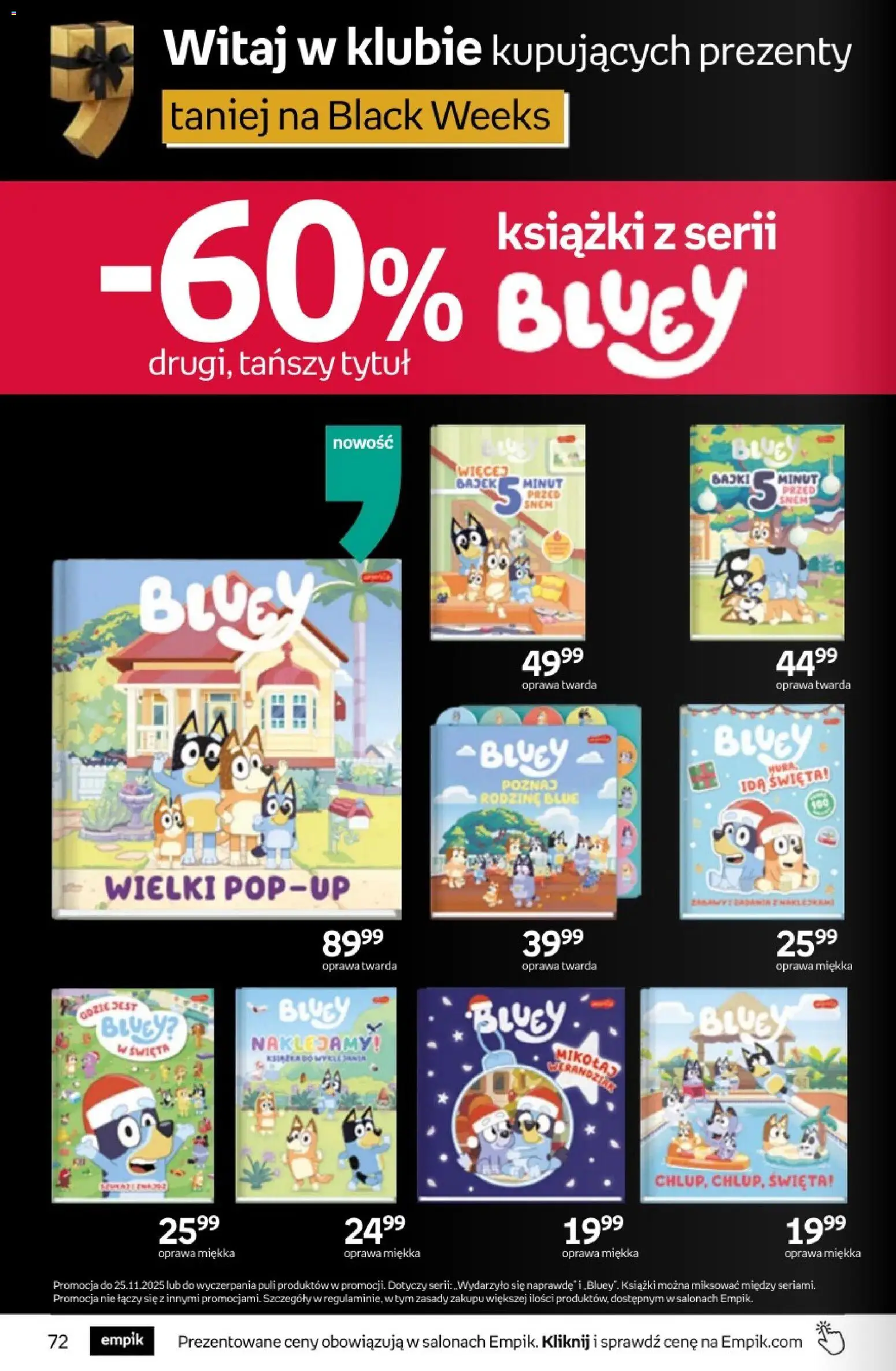 Empik promocje - Tom kultury Książki od 12.11.2025 | Strona: 72 | Produkty: Książki