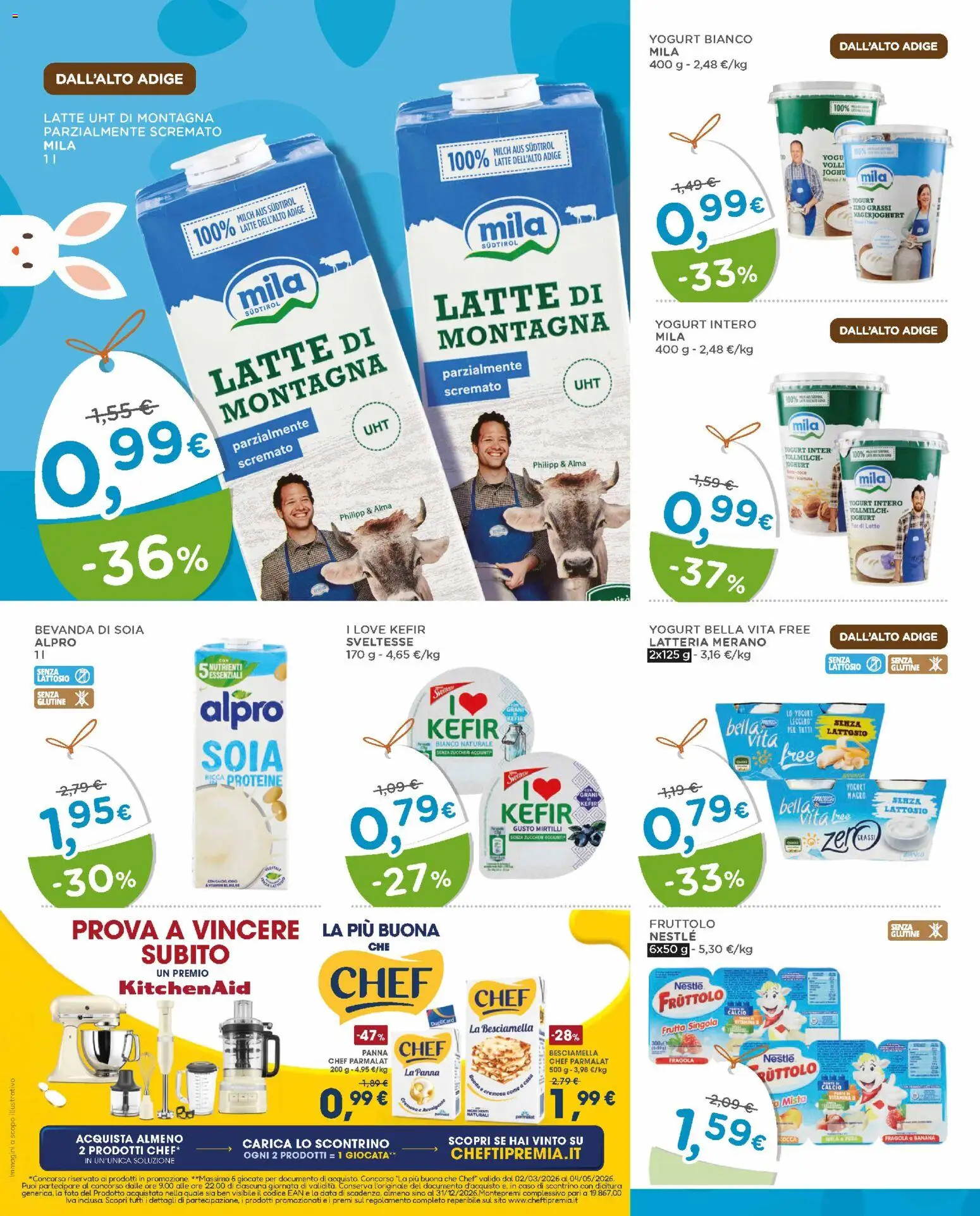 Volantino Poli del 25.03.2026 | Pagina: 16 | Prodotti: Yogurt, Cd, Data, Bevanda di soia