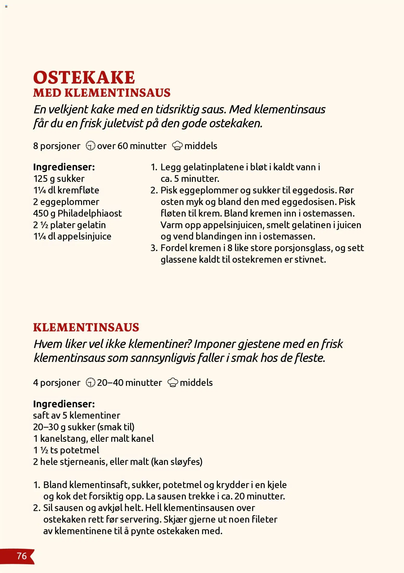 {H1} | Side: 76 | Produkter: Krydder, Sukker, Kake, Вермішель