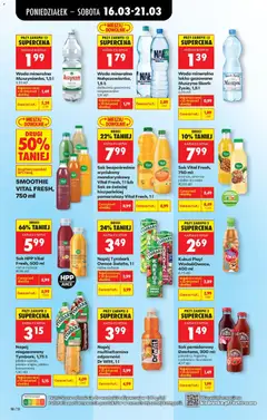 Náhled letáku Biedronka Polsko leták od 16.03.2026 | Strana: 62 | Produkty: Mango, Ananas, Drwitt, Smoothie