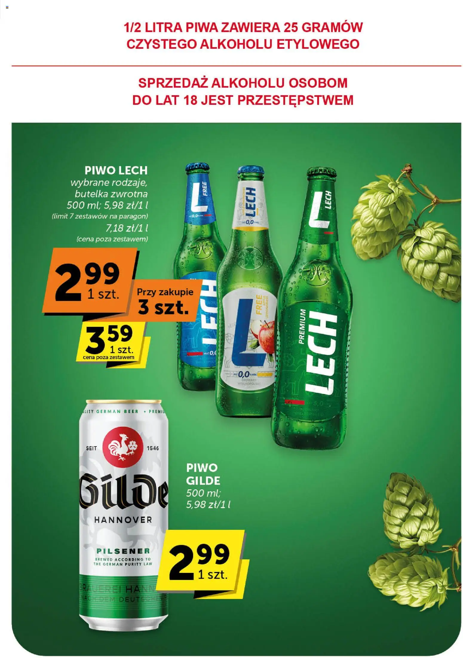Groszek Gazetka - Minimarket od 30.10.2025 | Strona: 32 | Produkty: Piwo