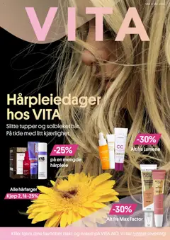 Forhåndsvisning av Vita kundeavis gyldig fra 29.07.2025