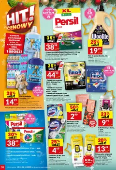 Pogląd oferty "Twój Market Gazetka" - ważna od 10.12.2025 | Strona: 38 | Produkty: Coccolino, Kapsułki do prania, Finish, Tabletki do zmywarki Finish