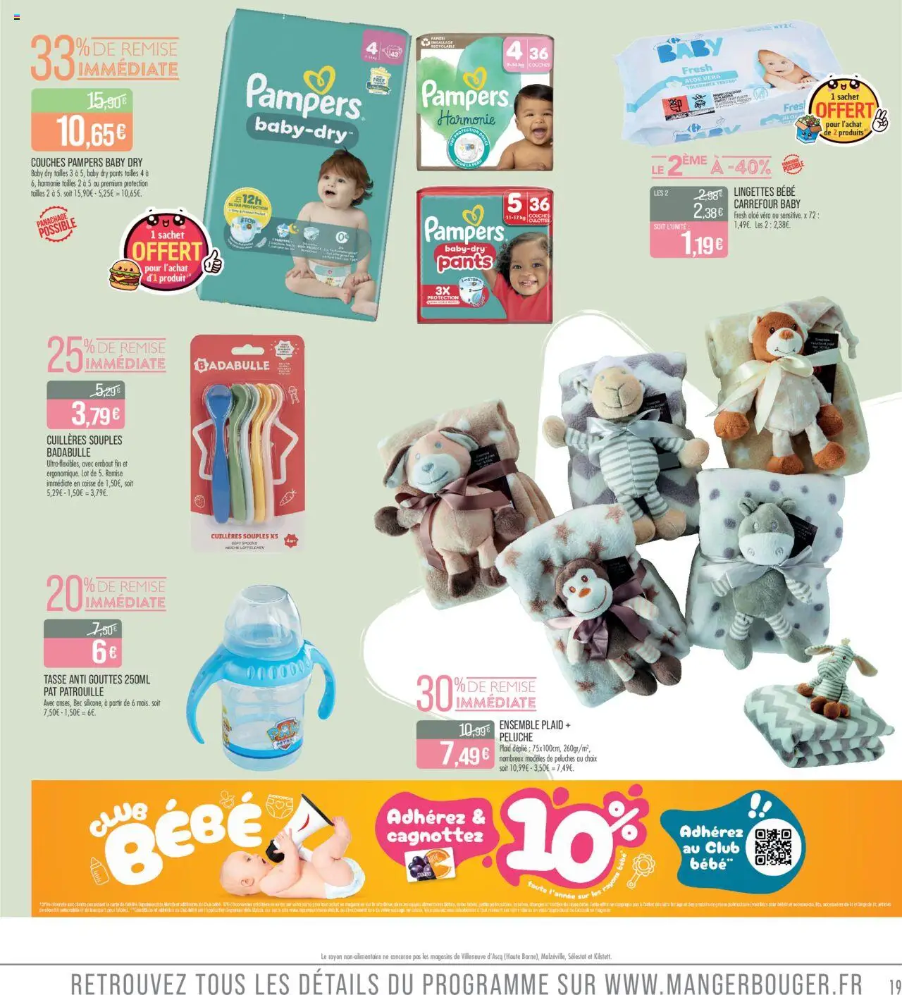  | Page: 19 | Produits: Pampers, Peluche, Couches pampers baby, Couches pampers