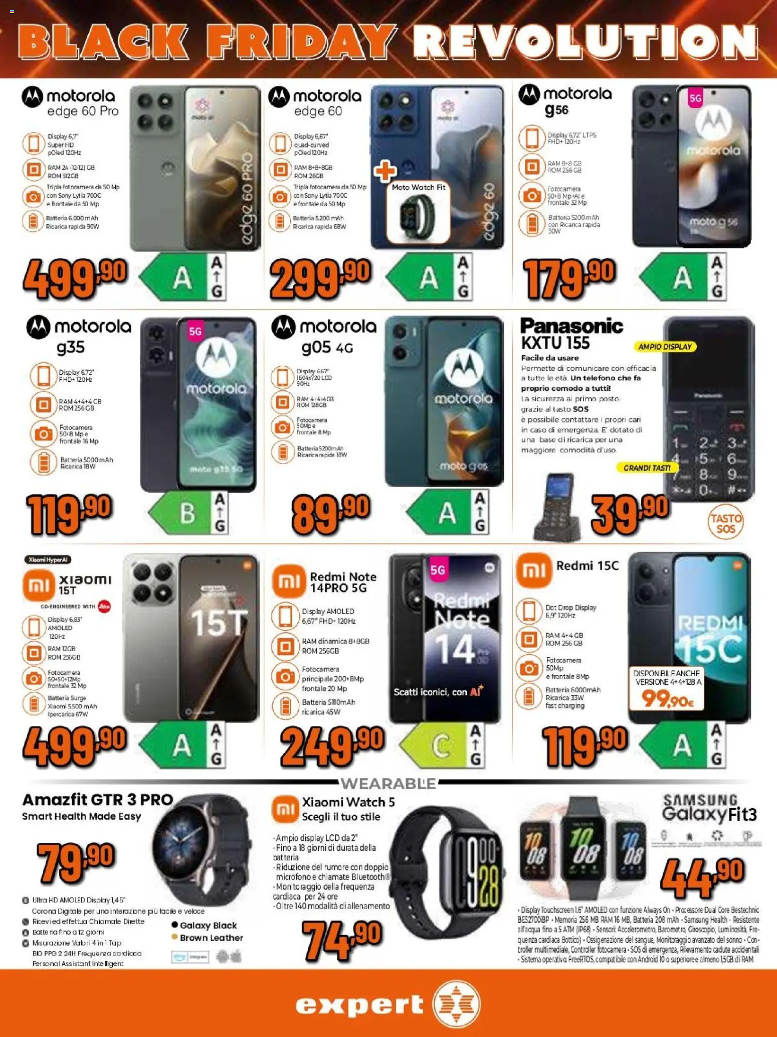Volantino Expert del 17.11.2025 | Pagina: 3 | Prodotti: Xiaomi, Telefono, Fotocamera, Batteria