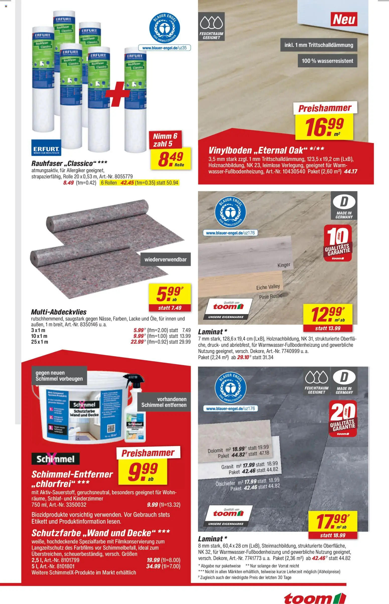 Toom Baumarkt Prospekt 	 – gültig ab 27.12.2025 | Seite: 7 | Produkte: Decke