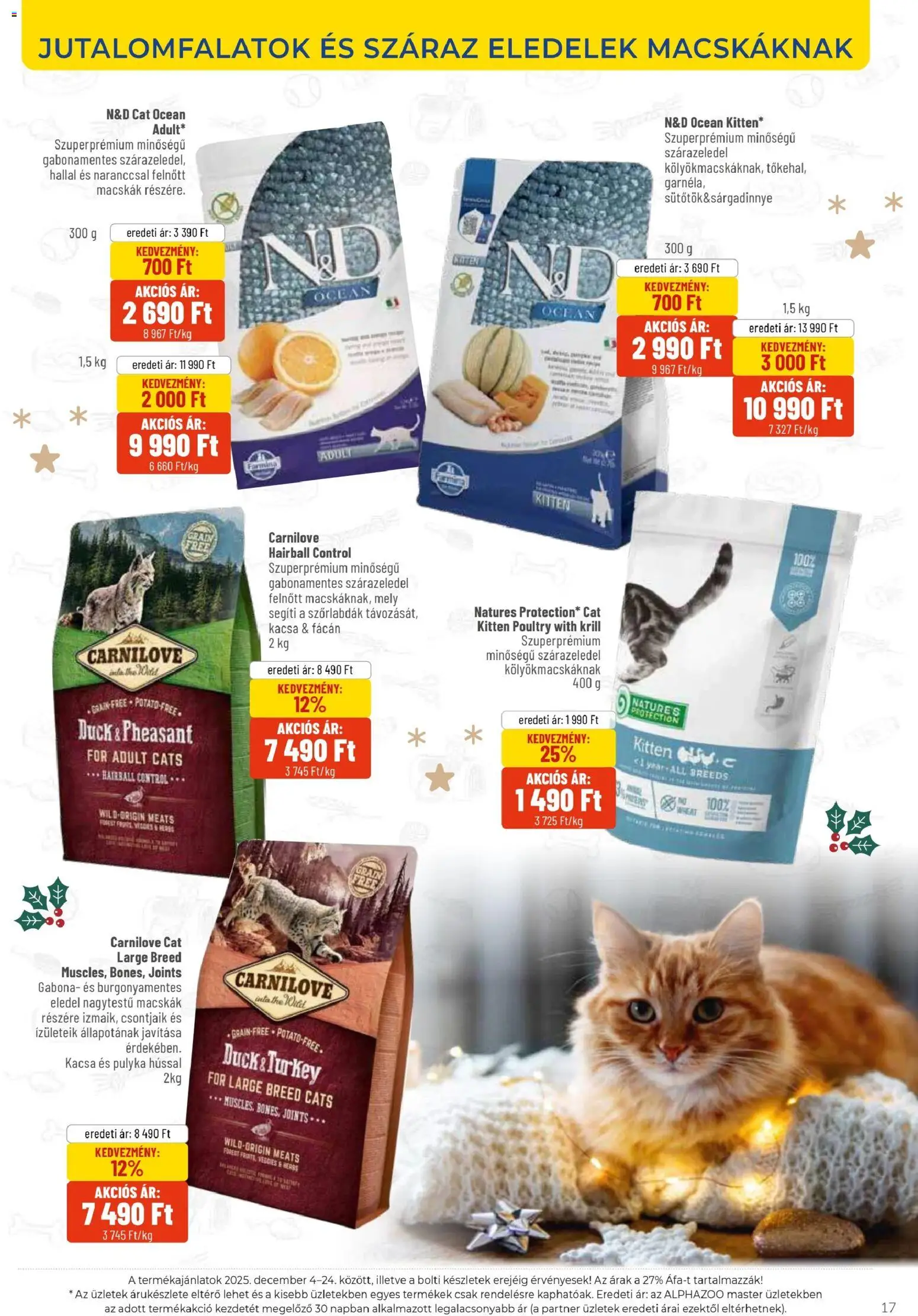 AlphaZoo akciós ujság - amely érvényes a következő dátumtól: 04.12.2025 | Oldal: 17 | Termékek: Kacsa