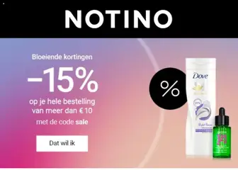 Notino - Voorbeeld van een folder van Aanbiedingen, geldig van 08.04.2026