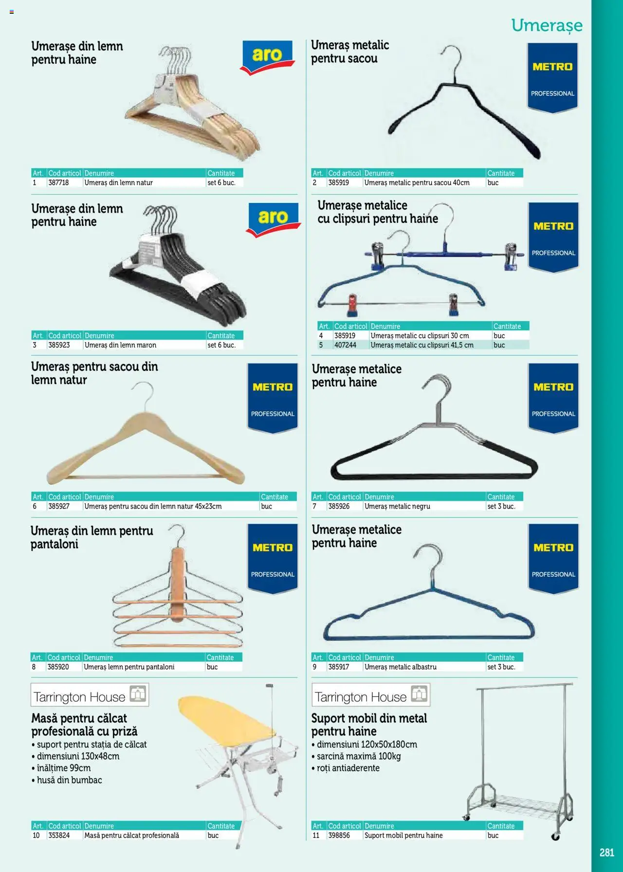 Noul catalog Metro – valabil de la 17.09.2025 | Pagină: 281 | Produse: Masă, Priză, Haine, Pantaloni