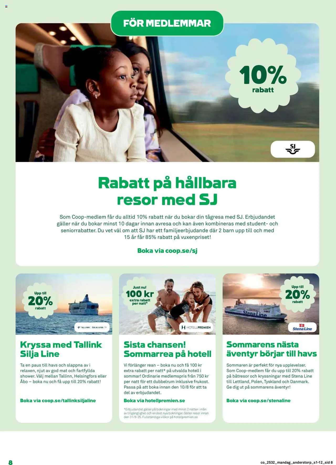 Coop reklamblad aktuell från 04.08.2025 | Sida: 8 | Produkter: Galler