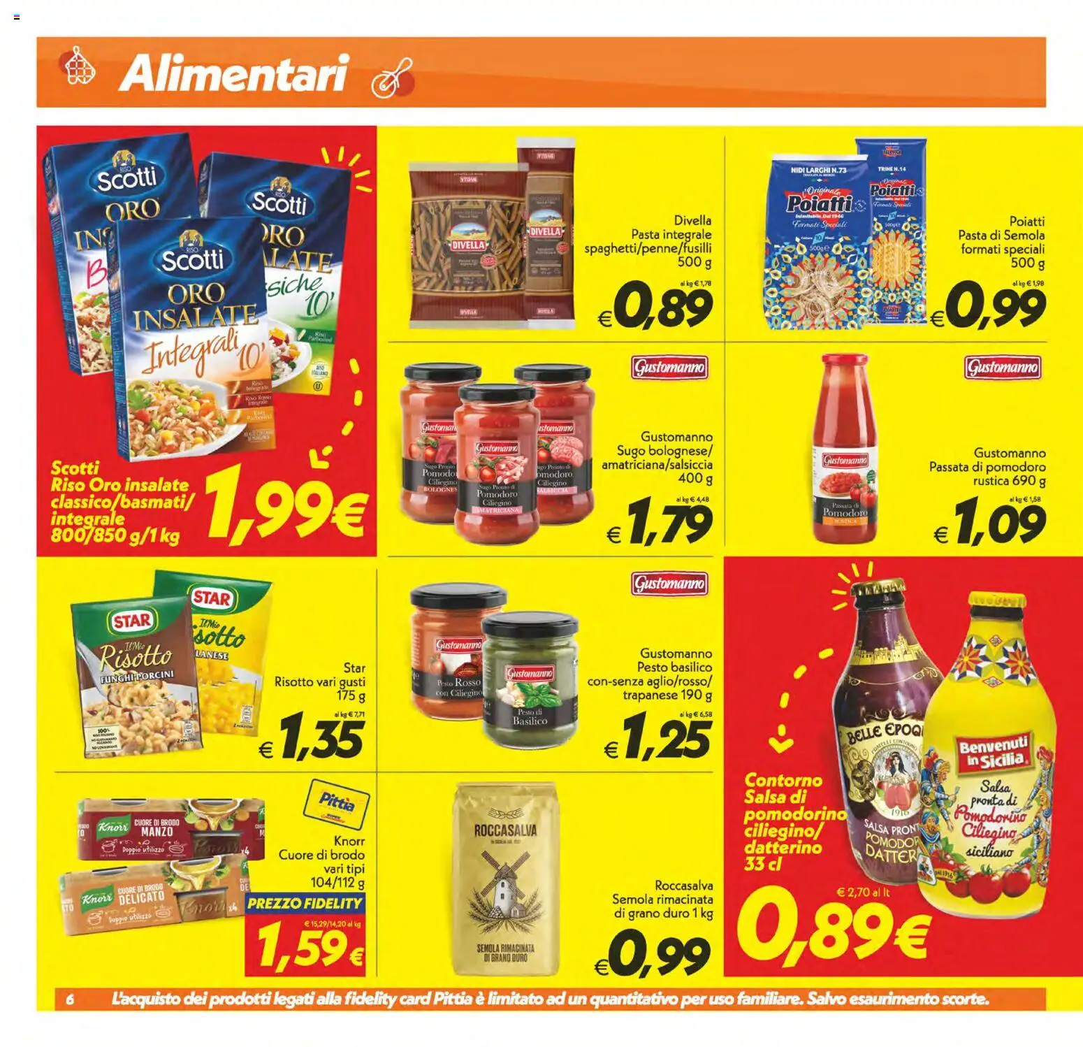 Volantino SuperConveniente del 28.04.2026 | Pagina: 6 | Prodotti: Manzo, Pasta, Pesto, Passata di pomodoro