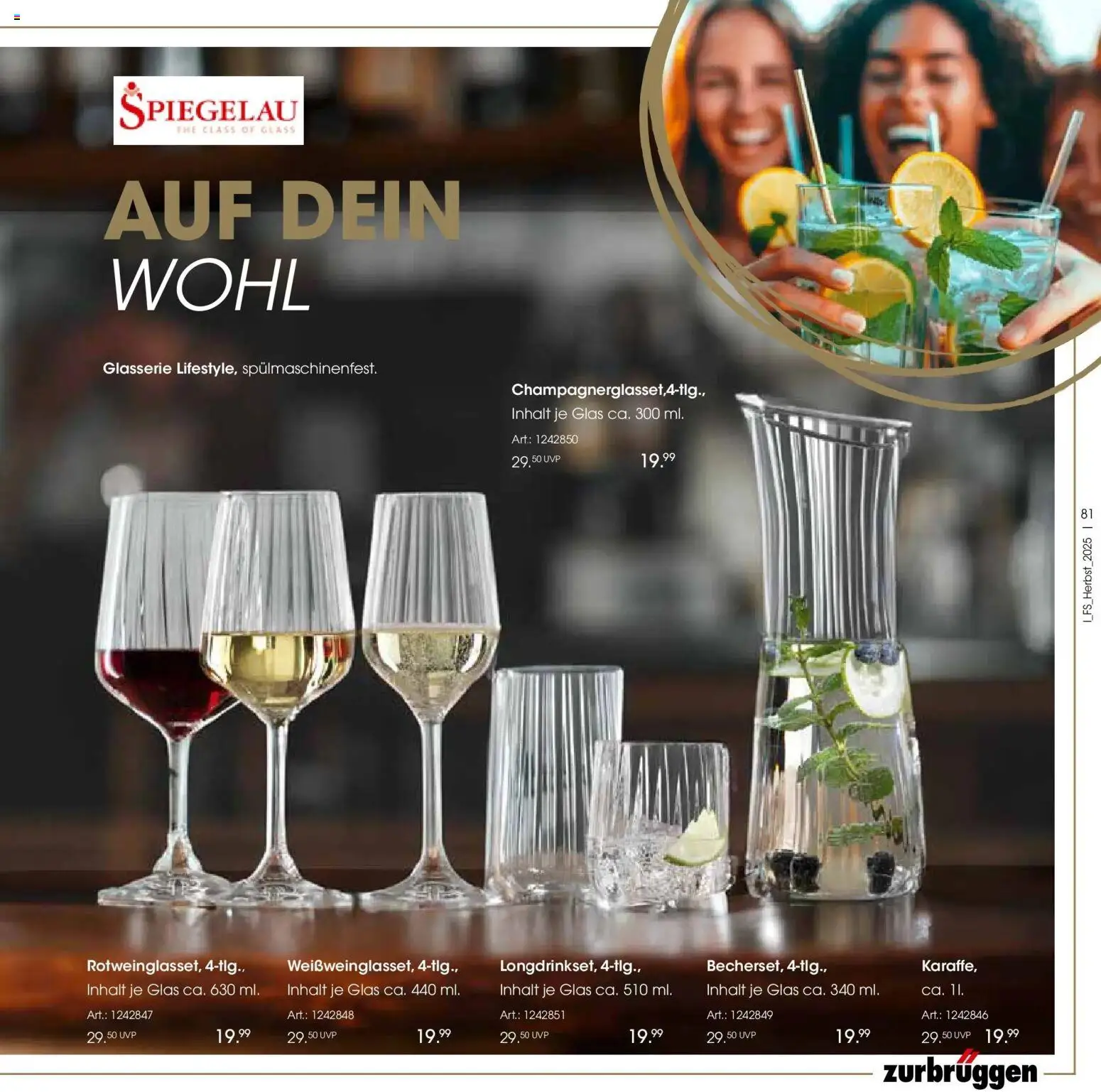 Zurbrüggen - Zurbrüggen: Raum für neue Lieblingsstücke – gültig ab 19.10.2025 | Seite: 81