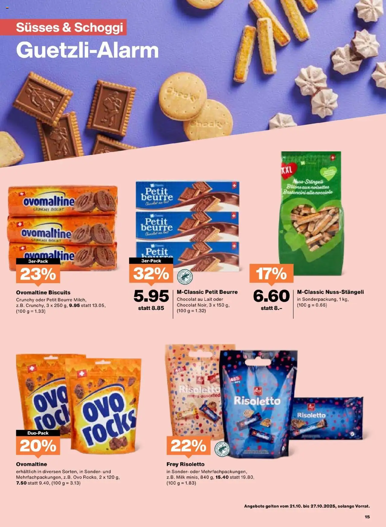 Migros Aktionen – gültig ab 21.10.2025 | Seite: 15 | Produkte: Rock