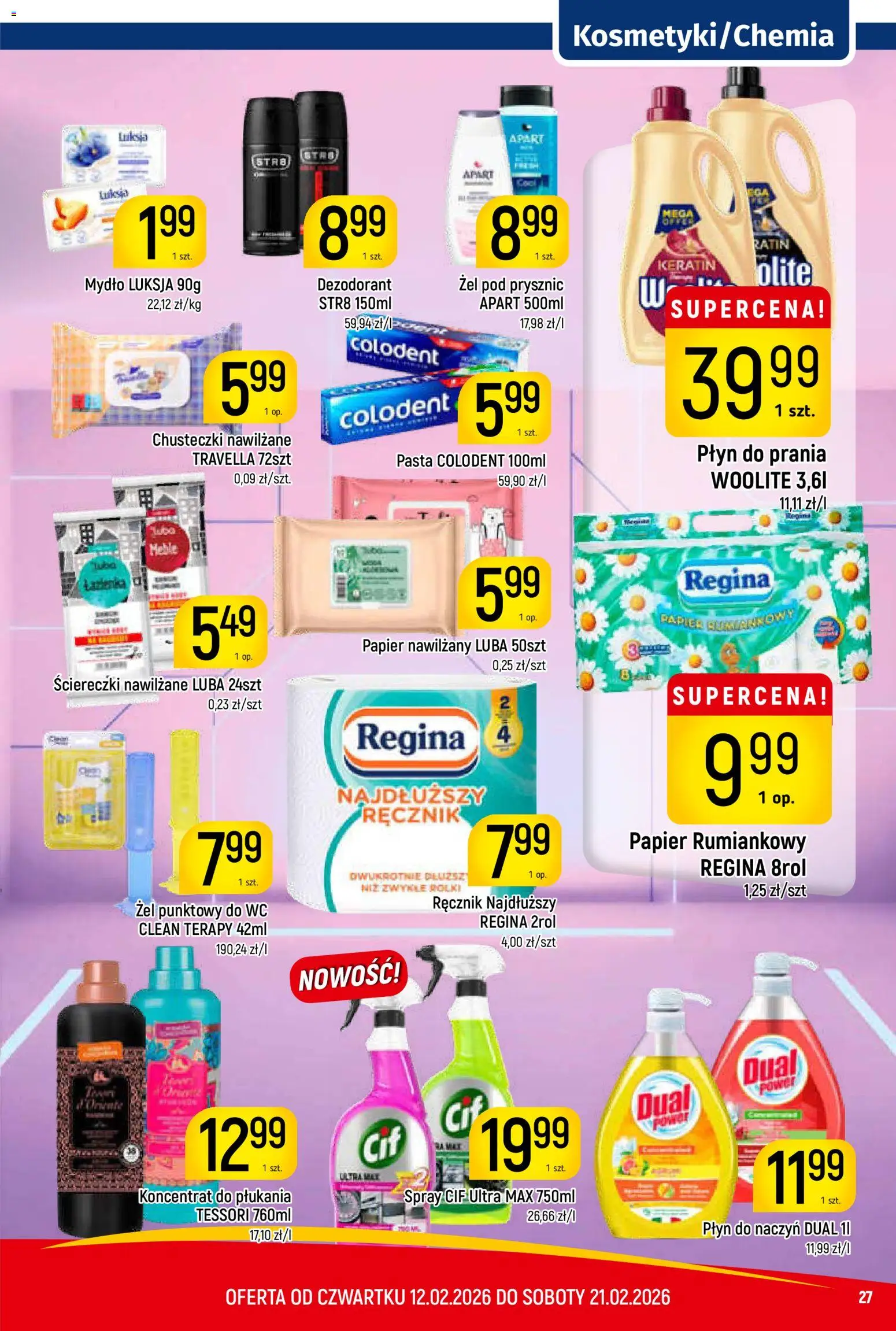 Piotruś Pan Gazetka od 12.02.2026 | Strona: 27 | Produkty: Rolki, Prysznic, Mydło, Żel pod prysznic