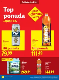 Voćna dolina Sok od breskve i jabuke, Sok od breskve i jabuke 1,5 l - pregled Lidl kataloga - važi od 02.10.2025 | Strana: 12