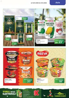 Náhled letáku Tamda Foods leták od 15.04.2026 | Strana: 47 | Produkty: Mango, Kimchi, Elektrokolo, Nudle