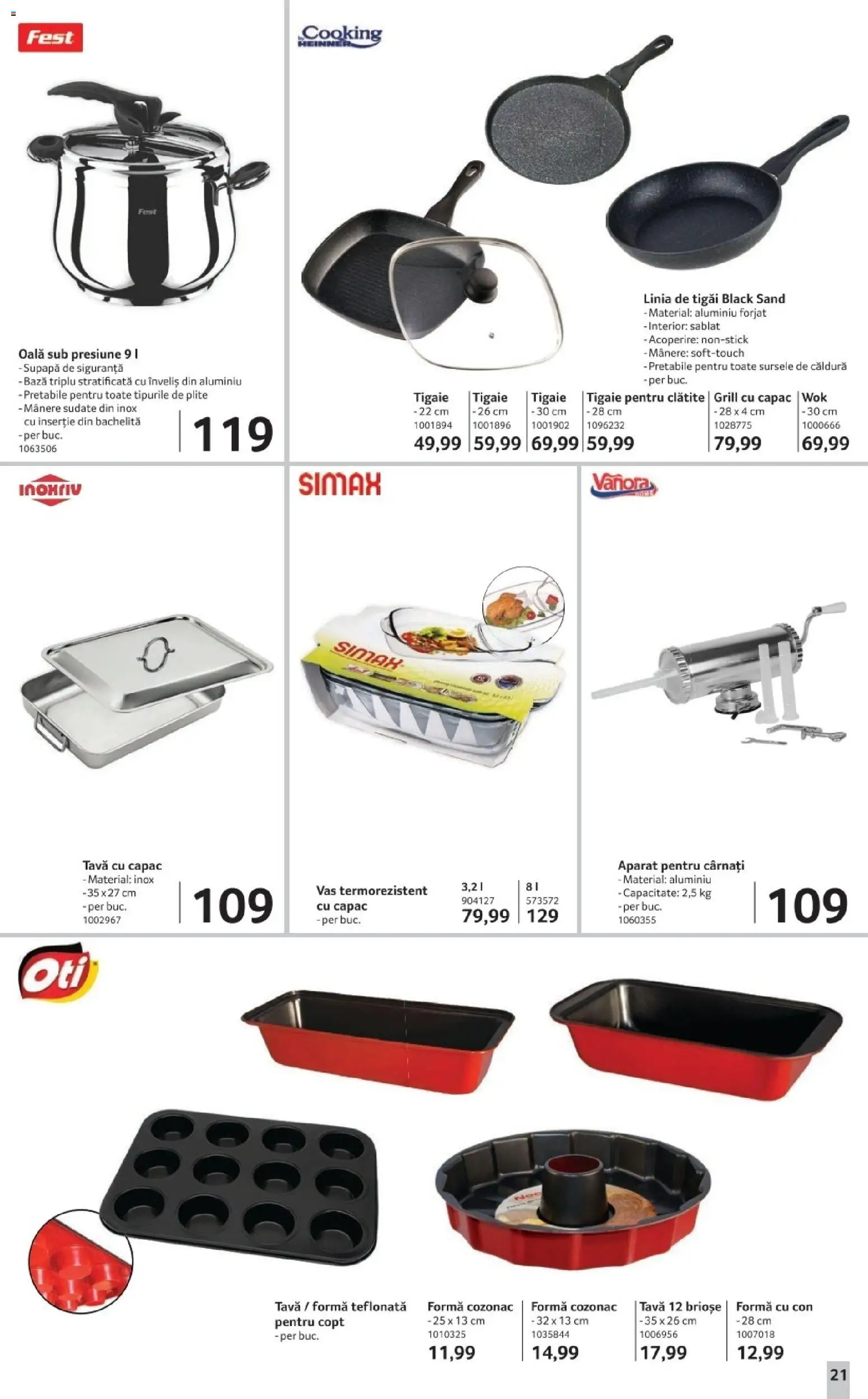 Noul catalog Selgros – valabil de la 28.11.2025 | Pagină: 21 | Produse: Grill, Oală, Clătite, Cârnați