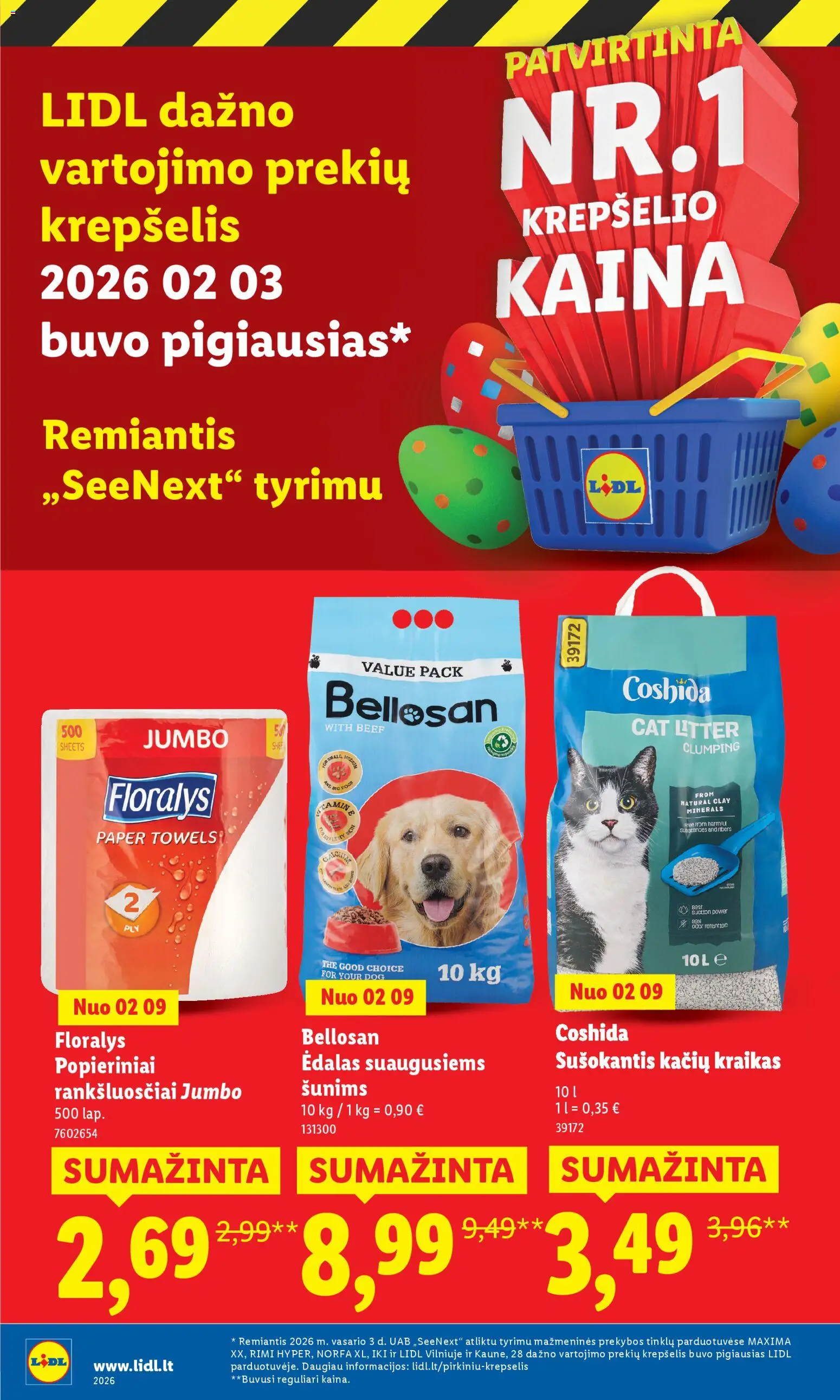 LIDL akcijos nuo 23.03.2026 | Puslapis: 32 | Prekių: Krepšelis