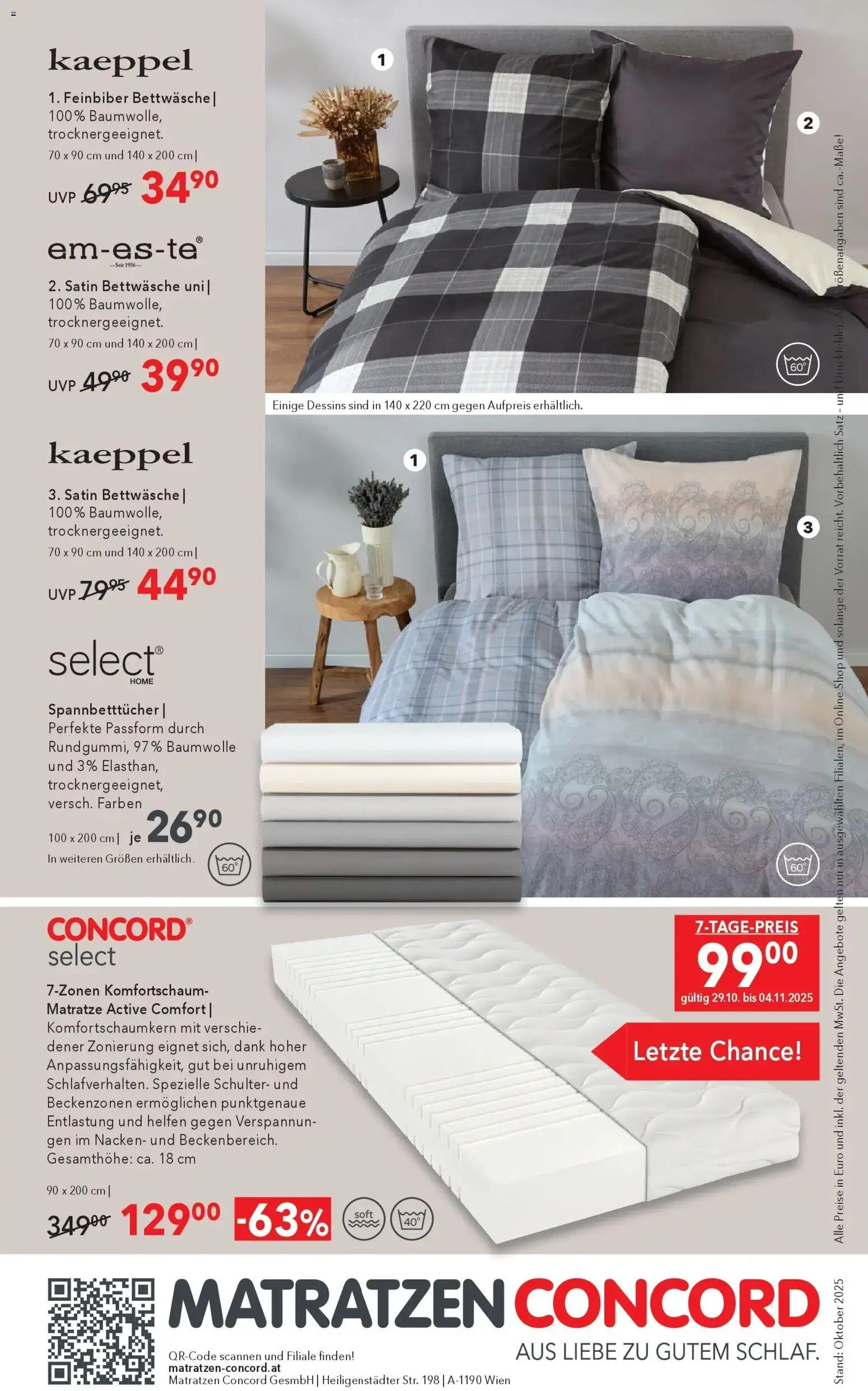 Matratzen Concord Black Deals - Klagenfurt am Wörthersee gültig ab 29.10.2025 | Seite: 8 | Produkte: Matratze