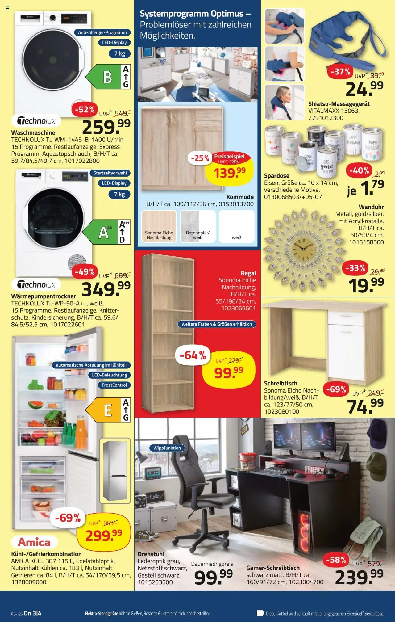 Roller Prospekt 	 - gültig ab dem 17.08.2025 | Seite: 14 | Produkte: Kommode, Regal, Waschmaschine