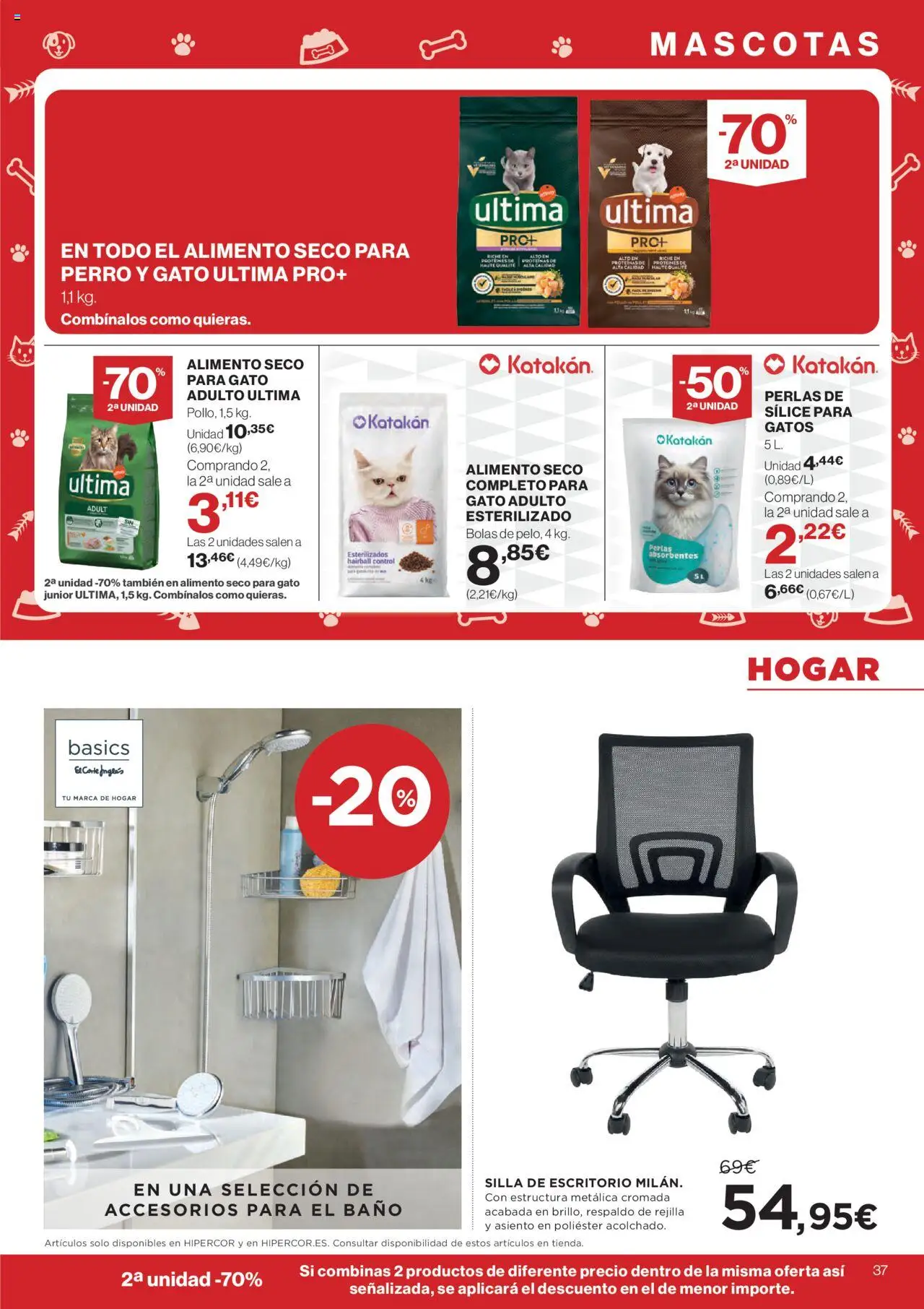 Hipercor catálogo │ válido desde el 05.06.2025 | Página: 43 | Productos: Silla de escritorio, Silla, Baño