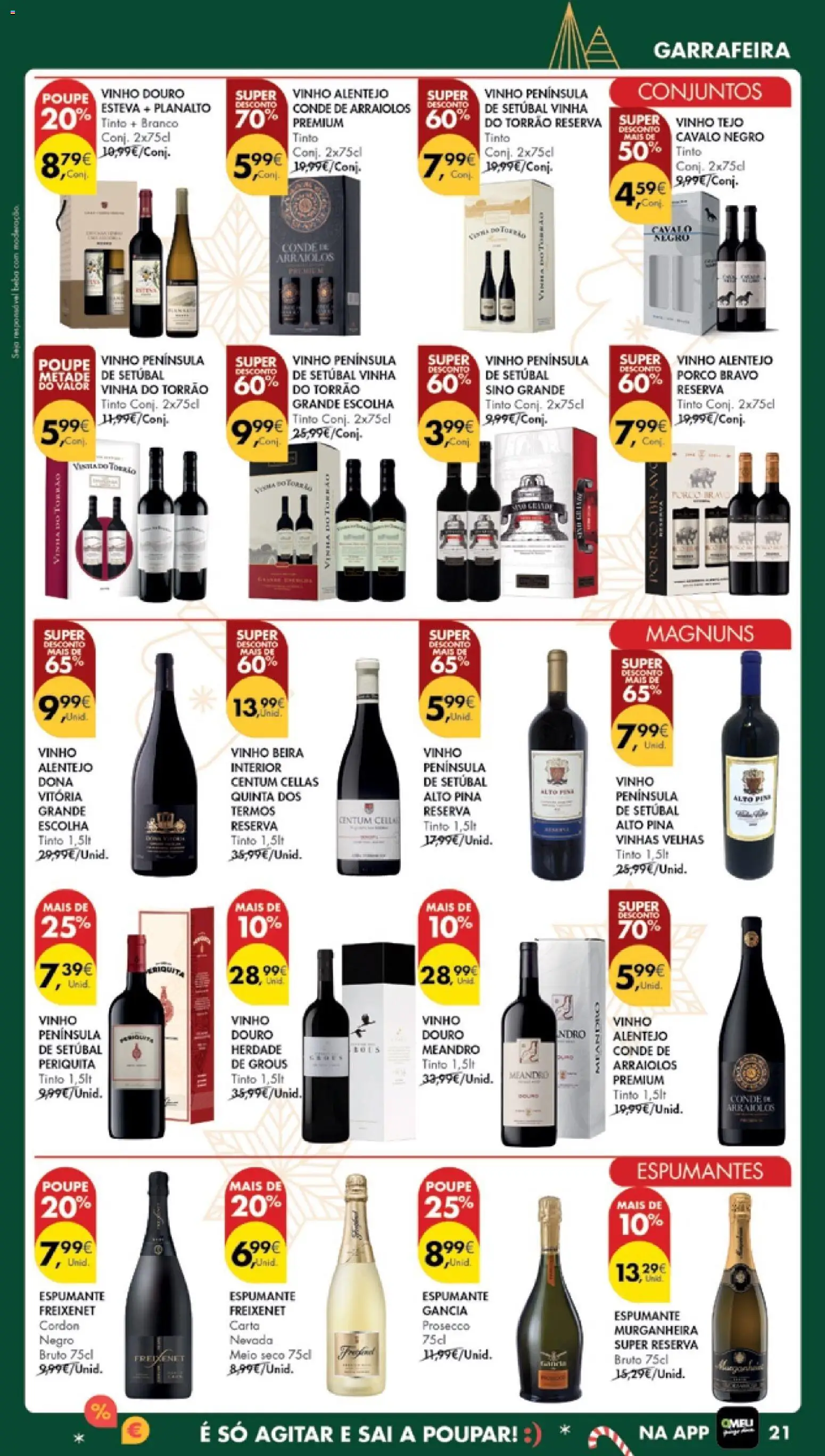 Pingo Doce Poupe Esta Semana Madeira │ válido de 16.12.2025 | Página: 21 | Produtos: Espumante, Prosecco, Vinho, Alto pina reserva