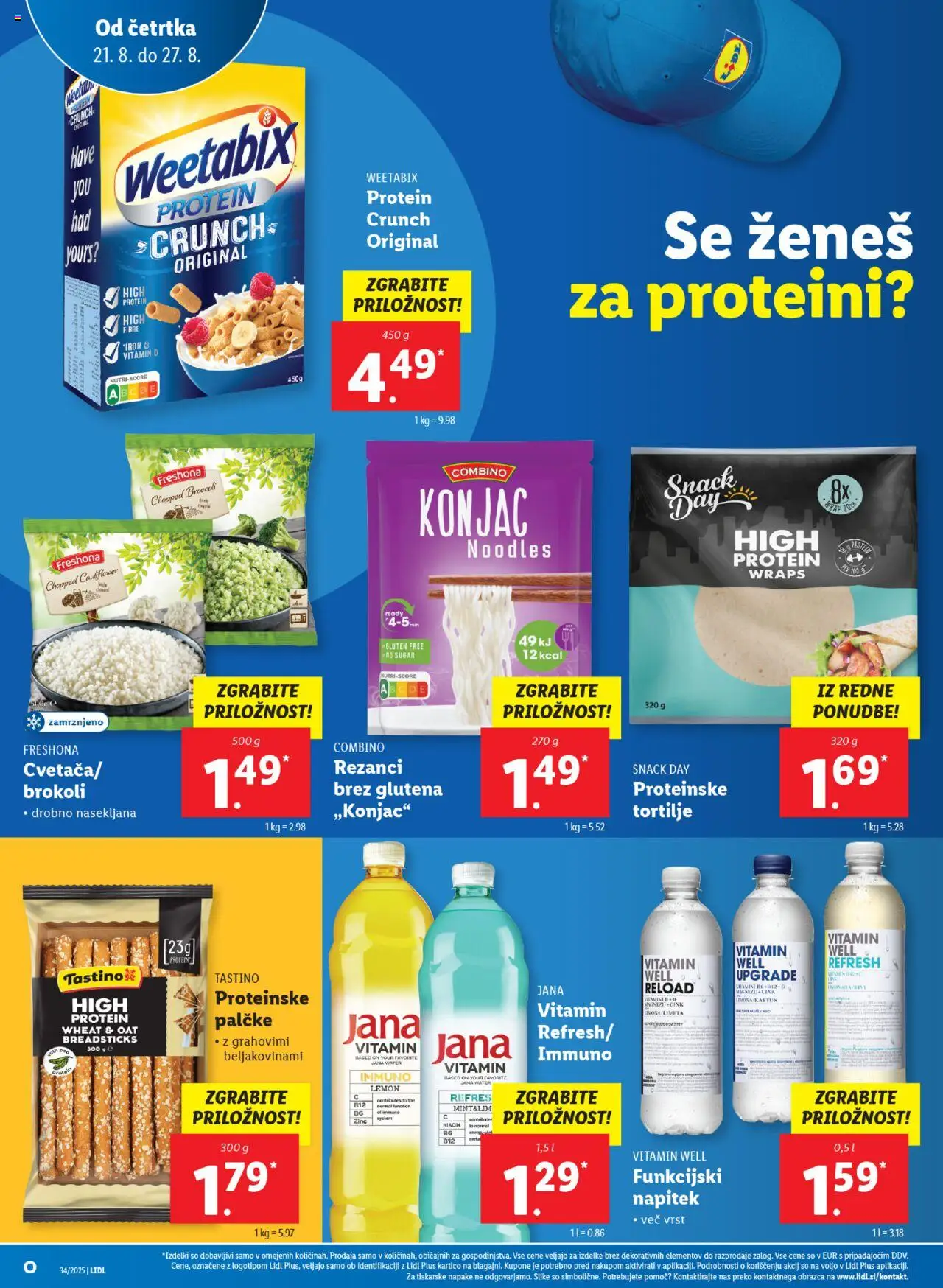 Lidl katalog │ velja od 21.08.2025 | Stran: 22 | Izdelki: Rezanci, Tortilje