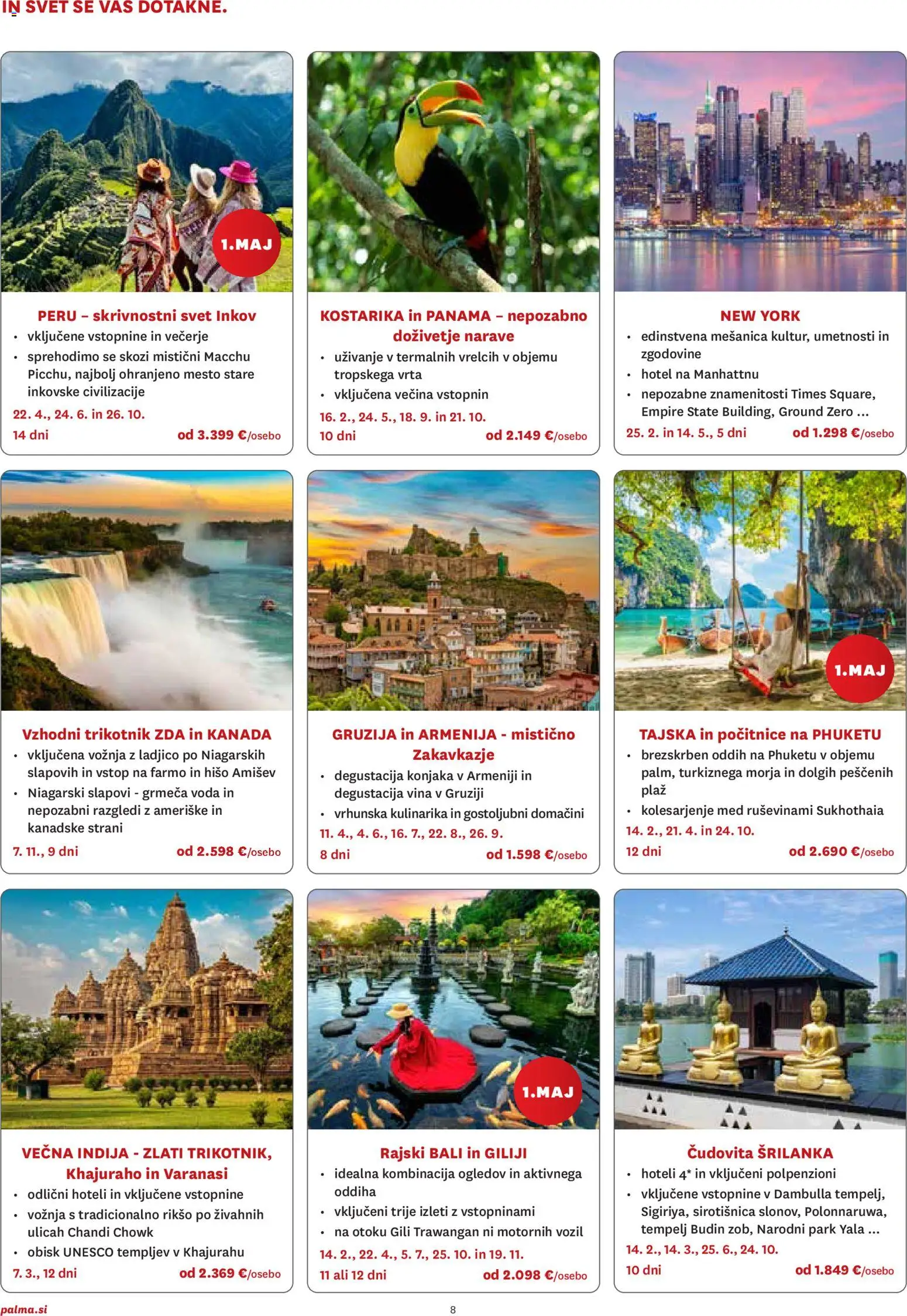 Novi Palma katalog ponudbe – veljaven od 01.02.2026 | Stran: 8 | Izdelki: Voda