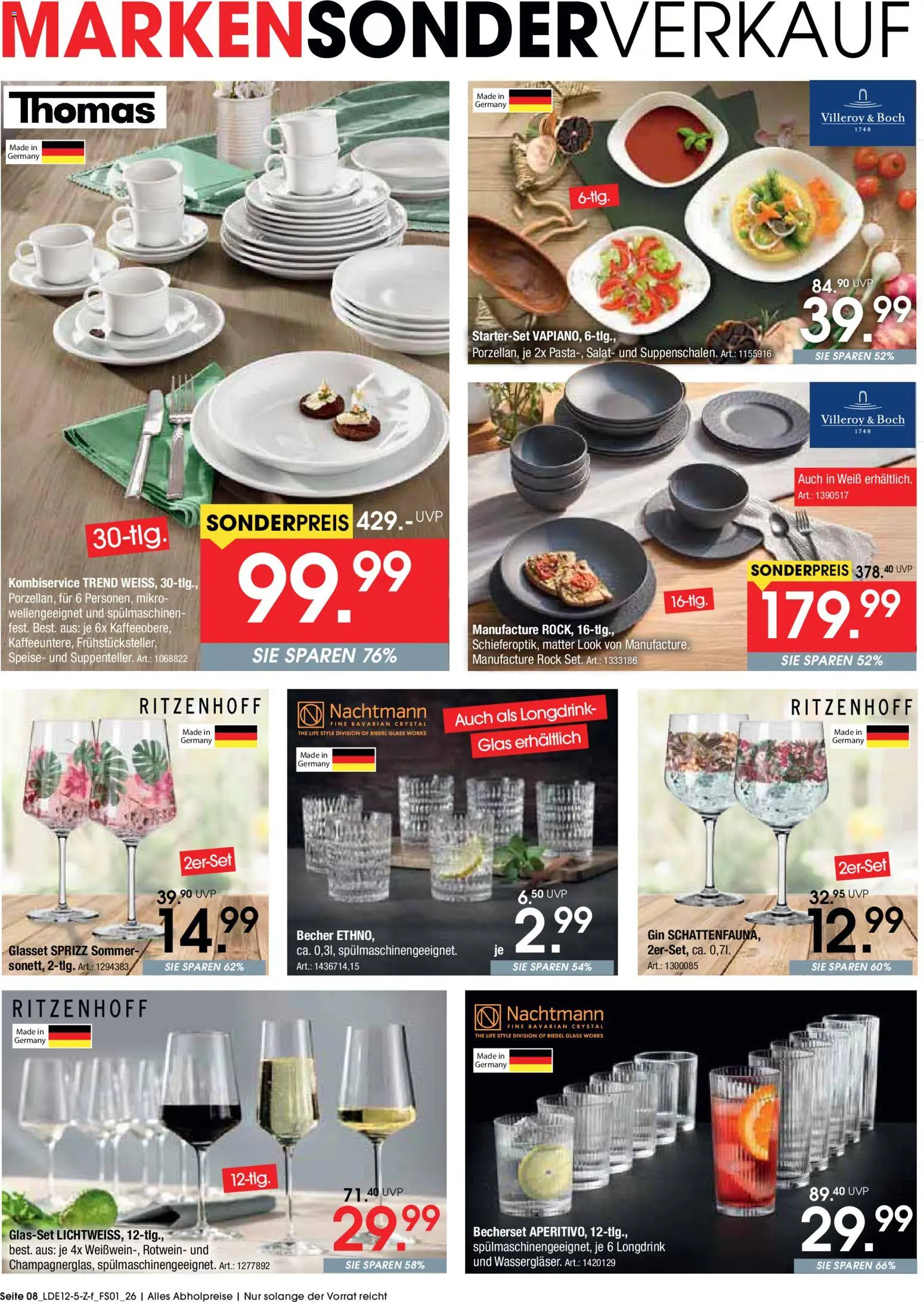 Zurbrüggen Marken-Sonderverkauf – gültig ab 06.12.2025 | Seite: 8 | Produkte: Rotwein, Rock, Gin, Salat