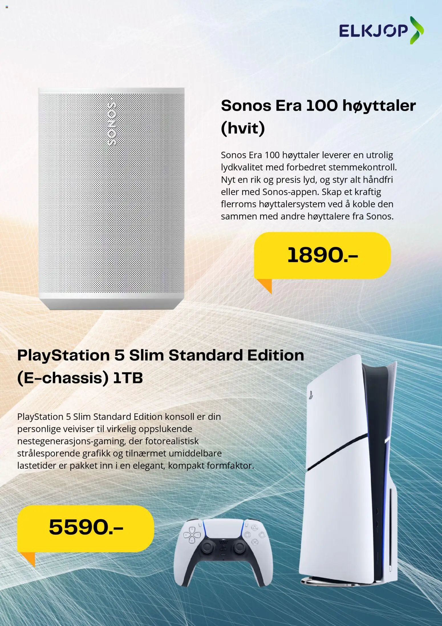 {H1} | Side: 2 | Produkter: Playstation, Høyttaler