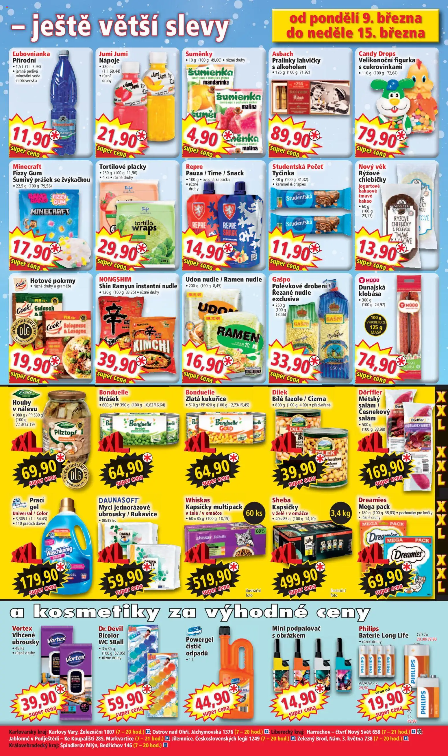 Norma leták od 09.03.2026 | Strana: 5 | Produkty: Kimchi, Studentská pečeť, Minerální voda, Wc