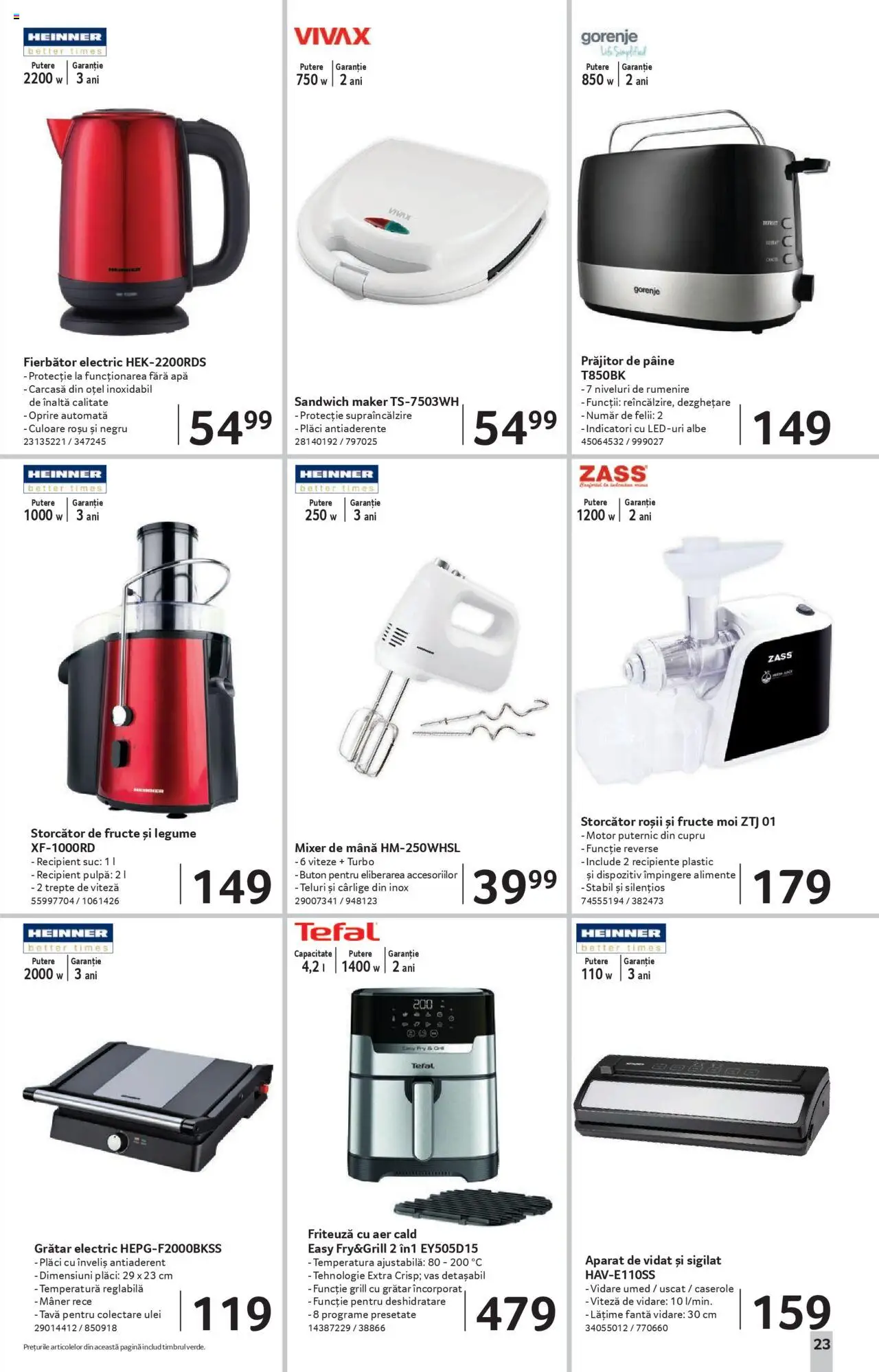 Catalog Selgros - Magazine Mici – valabil de la 22.08.2025 | Pagină: 23 | Produse: Carcasă, Ulei, Suc, Apă