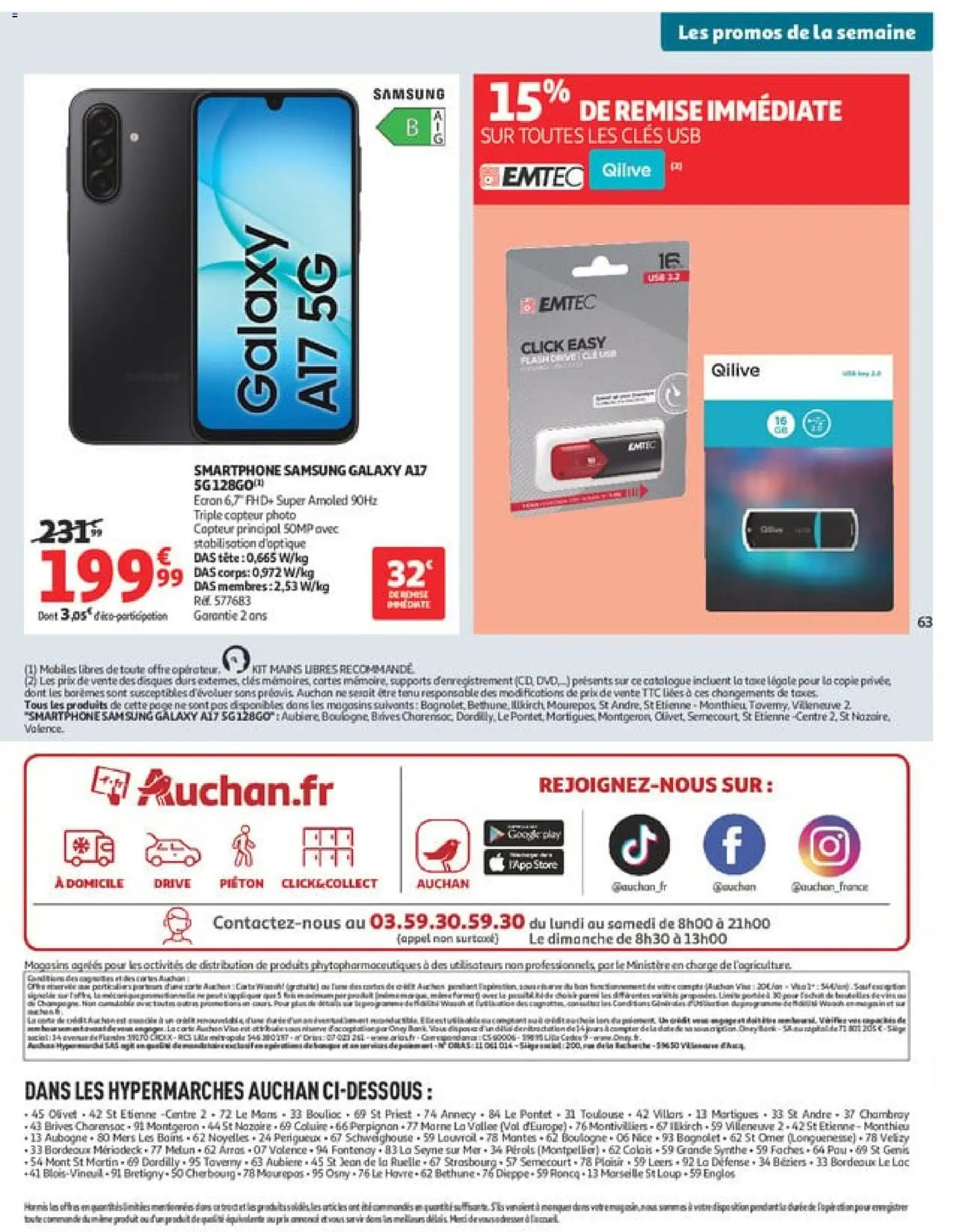 {H1} | Page: 65 | Produits: Smartphone, USB, Store