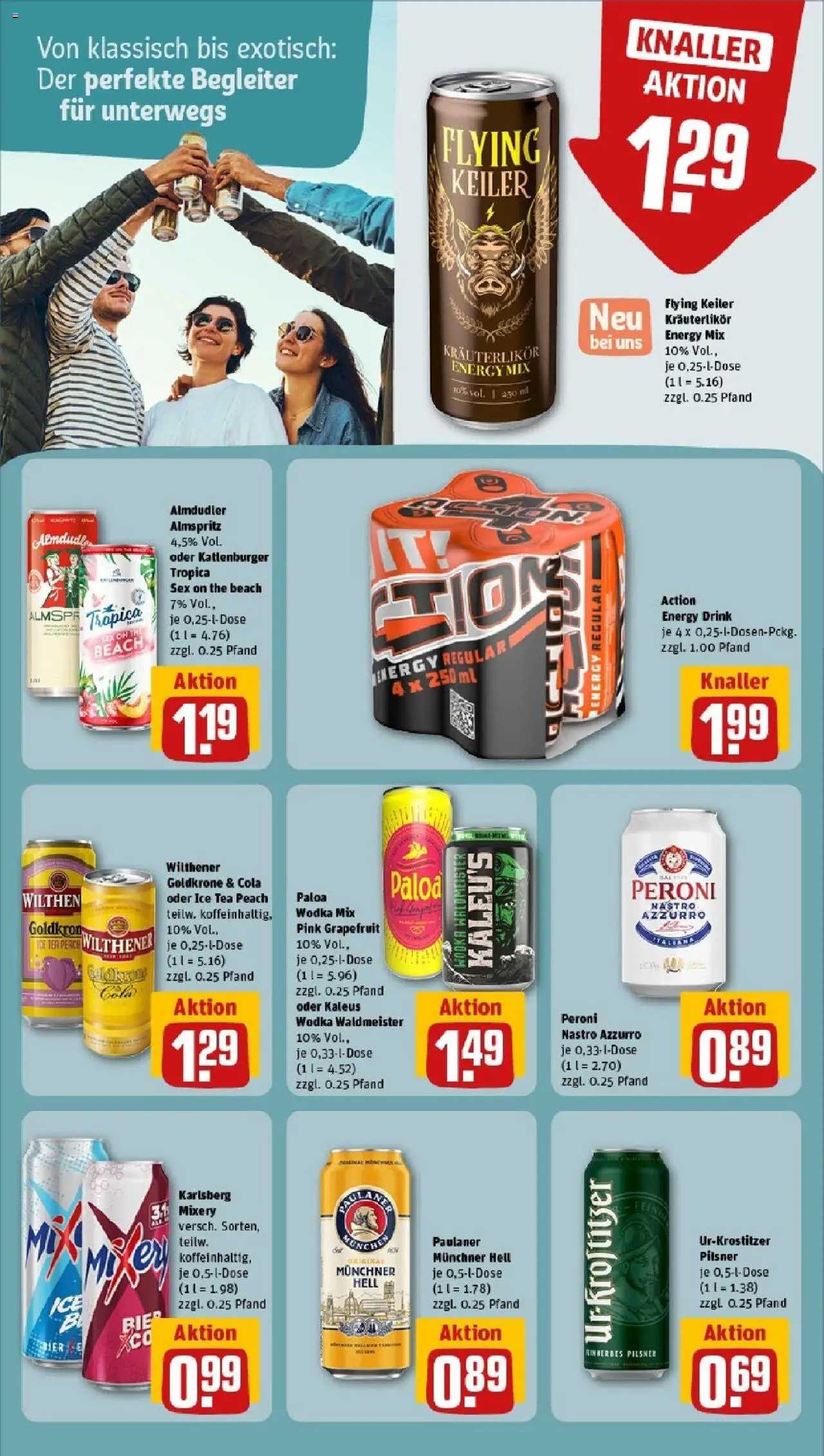 Rewe prospekt Pulsnitz	 - gültig ab dem 15.06.2025 | Seite: 19 | Produkte: Energy, Wilthener, Mixery, Paulaner