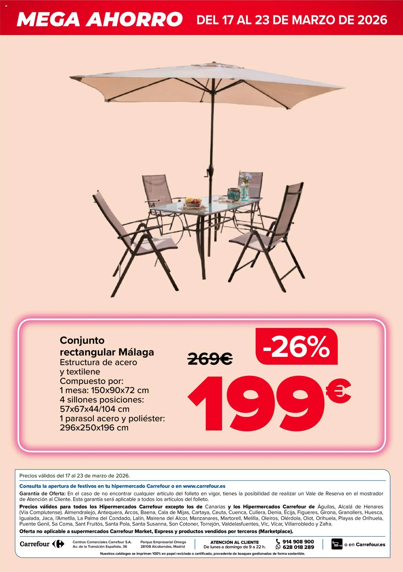 Carrefour Mega Ahorro │ válido desde el 17.03.2026 | Página: 10 | Productos: Mesa