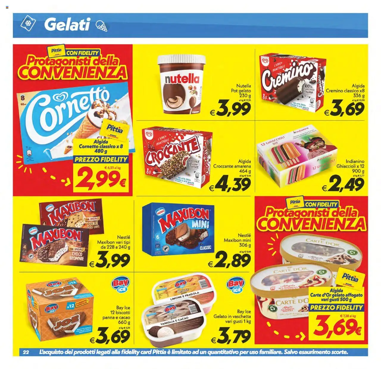 Volantino SuperConveniente del 22.08.2025 | Pagina: 22 | Prodotti: Panna, Biscotti, Latte, Amarena