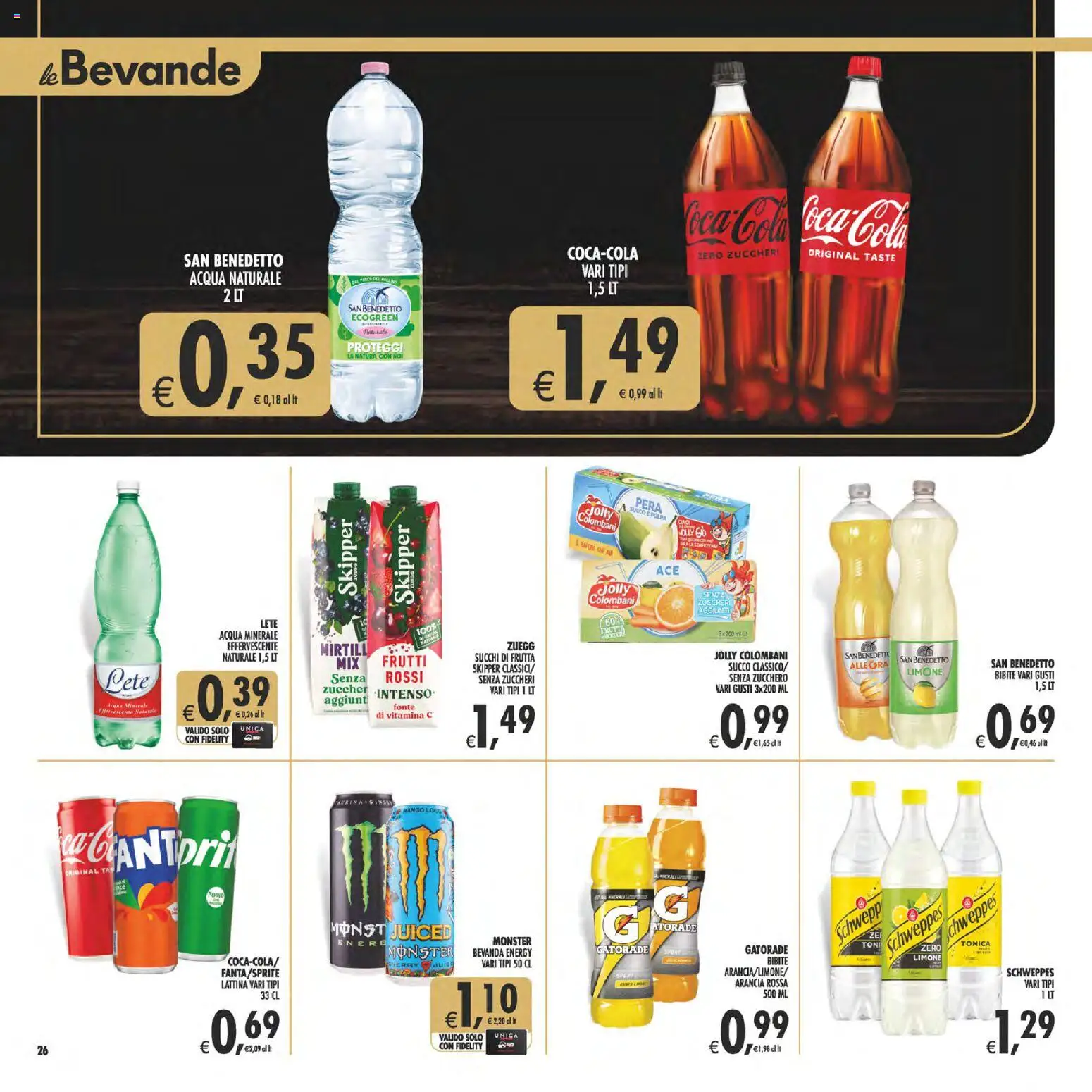 Volantino Decò del 17.03.2026 | Pagina: 26 | Prodotti: Frutta, Zucchero, Pera, Arancia